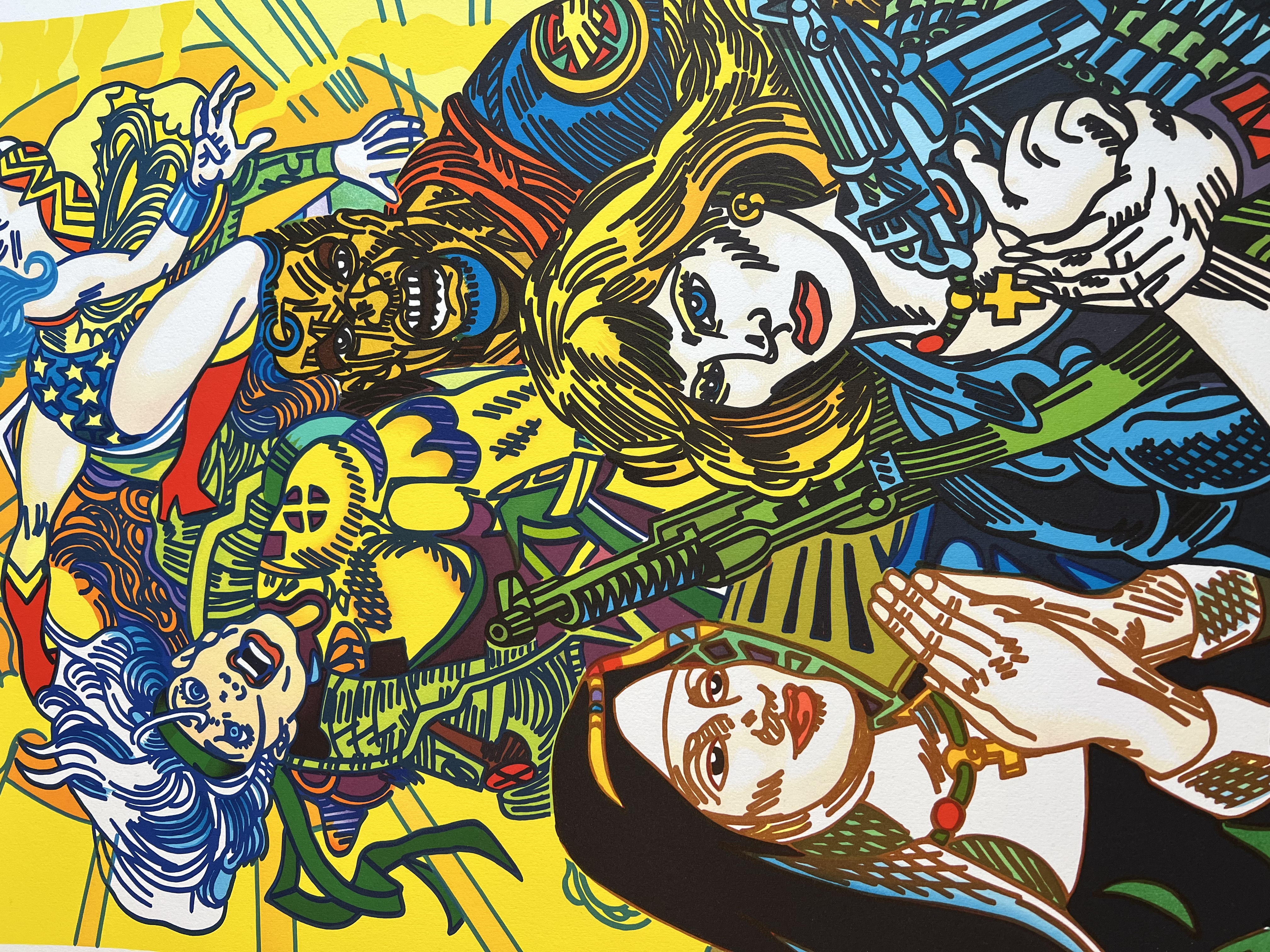 Erró / Guðmundur Guðmundsson (1932) - GUN LADY (2001)