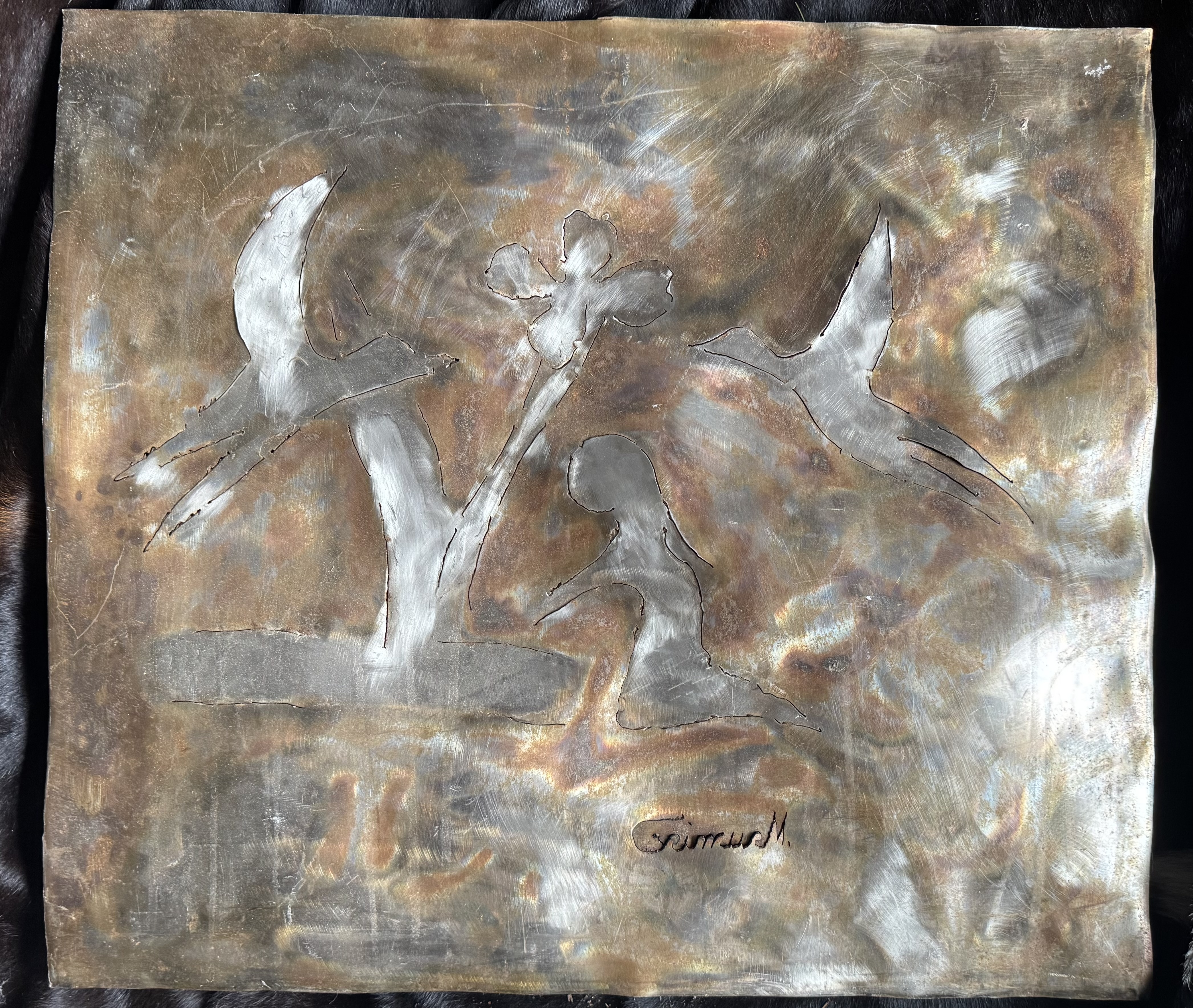 Grímur Marínó - 58x64 - Fuglar á Flugi