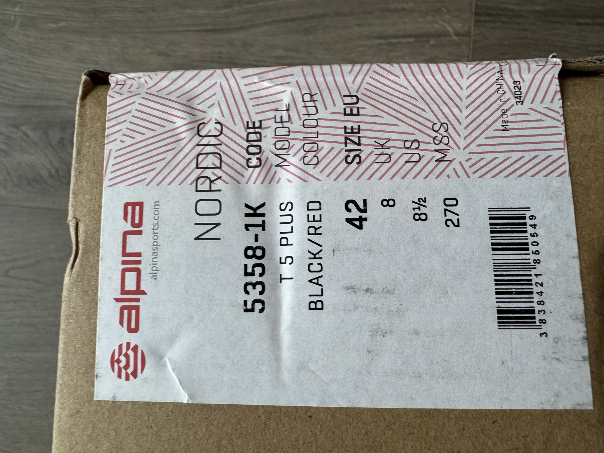 Alpina T5 Plus gönguskíðaskór nr 42