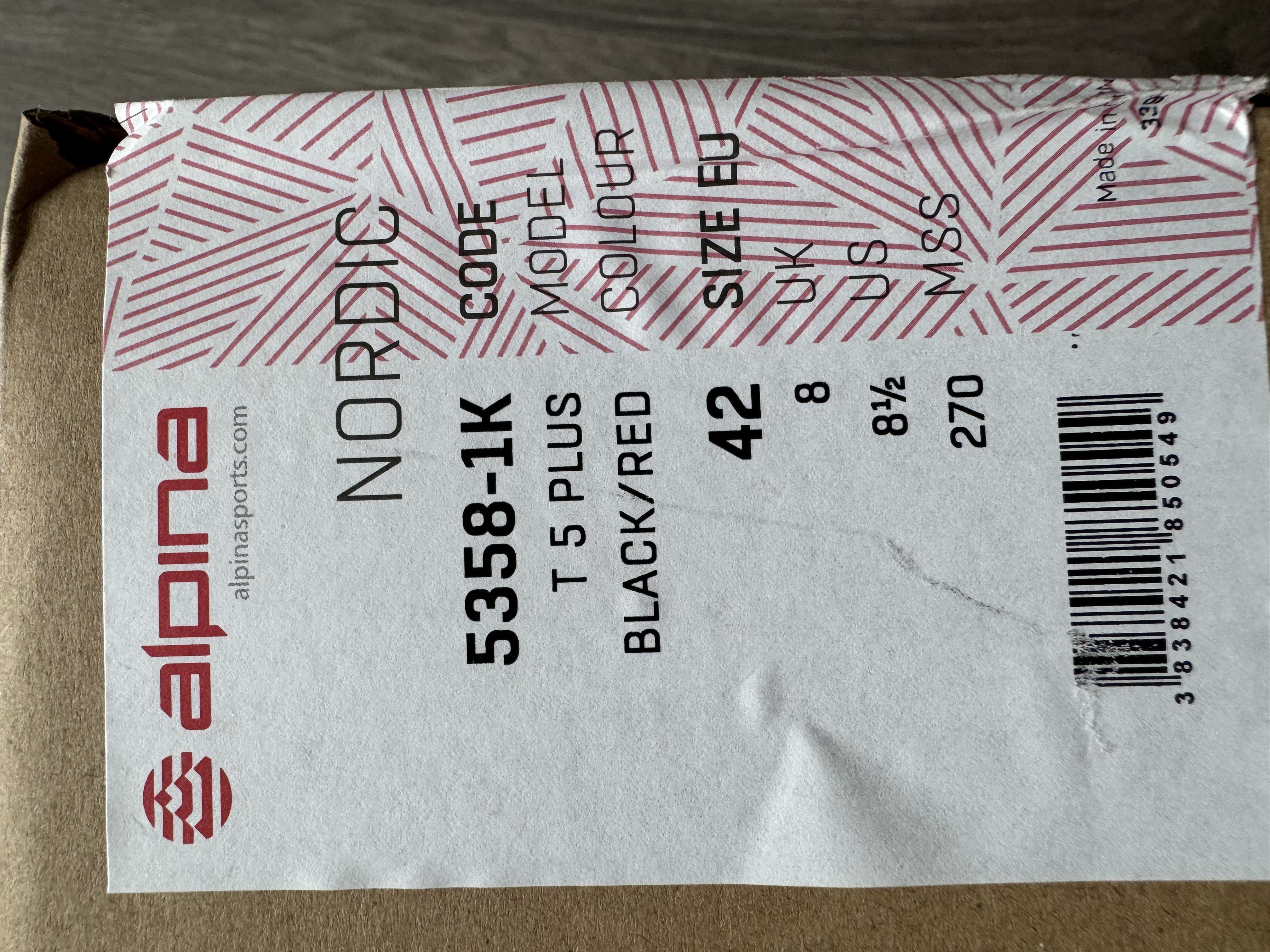 Alpina T5 Plus gönguskíðaskór nr 42