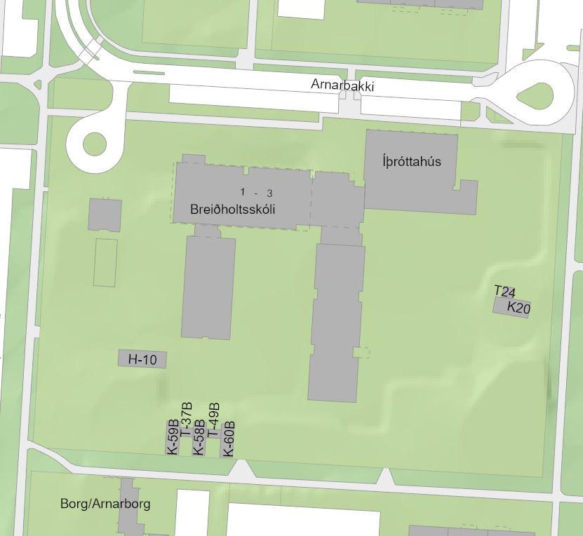 Færanleg húseining við Breiðholtsskóla