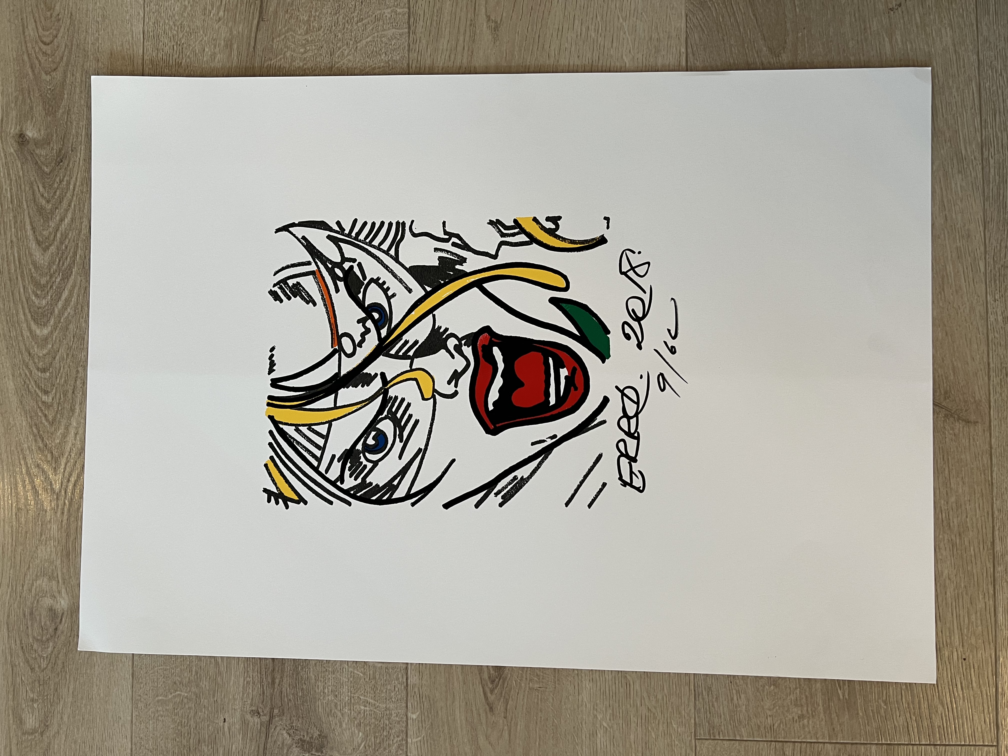 ERRÓ ÞRYKK - UNTITLED 3