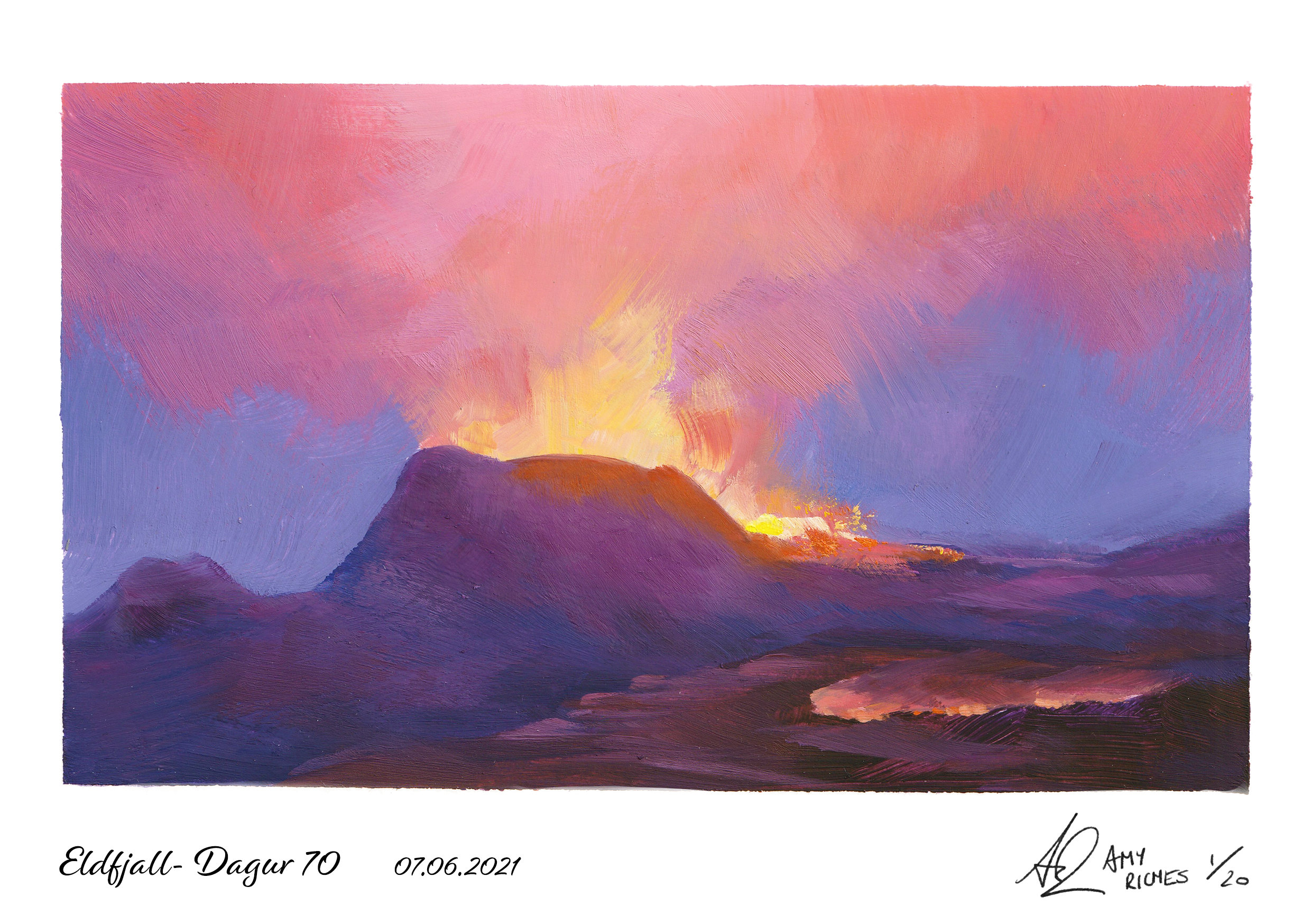 Eldfjall i Fagradalsfjall 2021 - Dagur 1