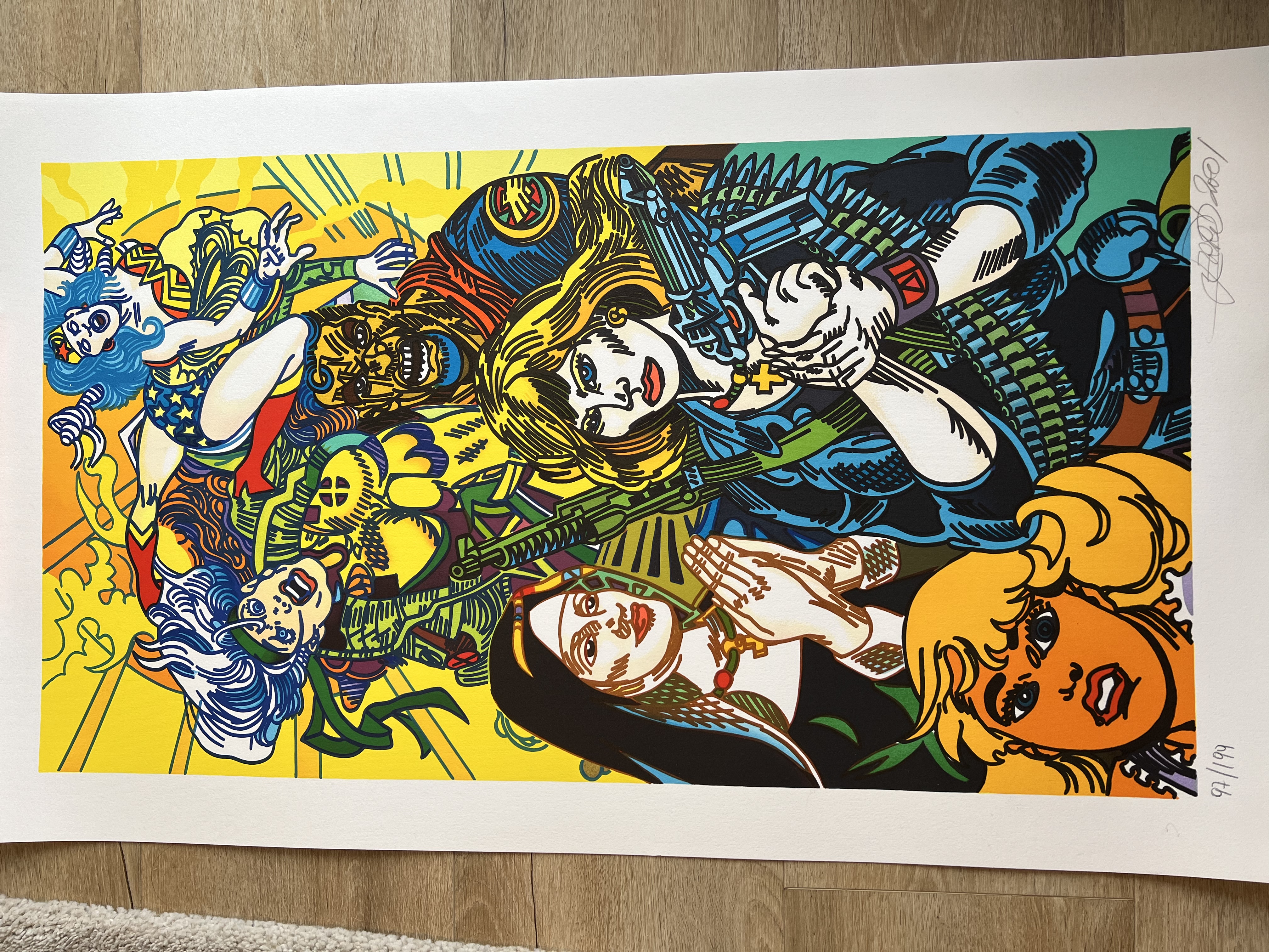 Erró / Guðmundur Guðmundsson (1932) - GUN LADY (2001)