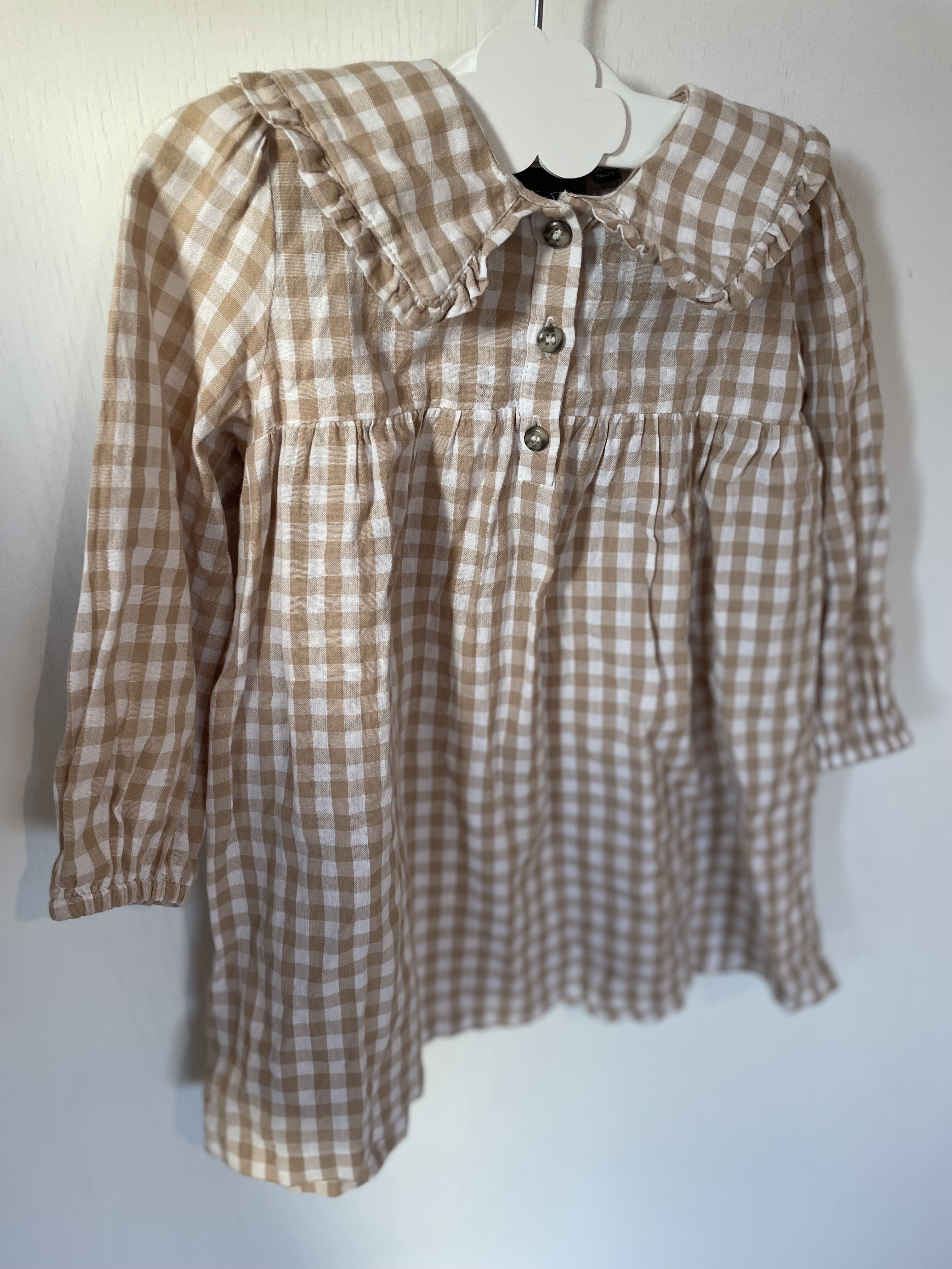 Petit Sofie Köflóttur kjóll - 86