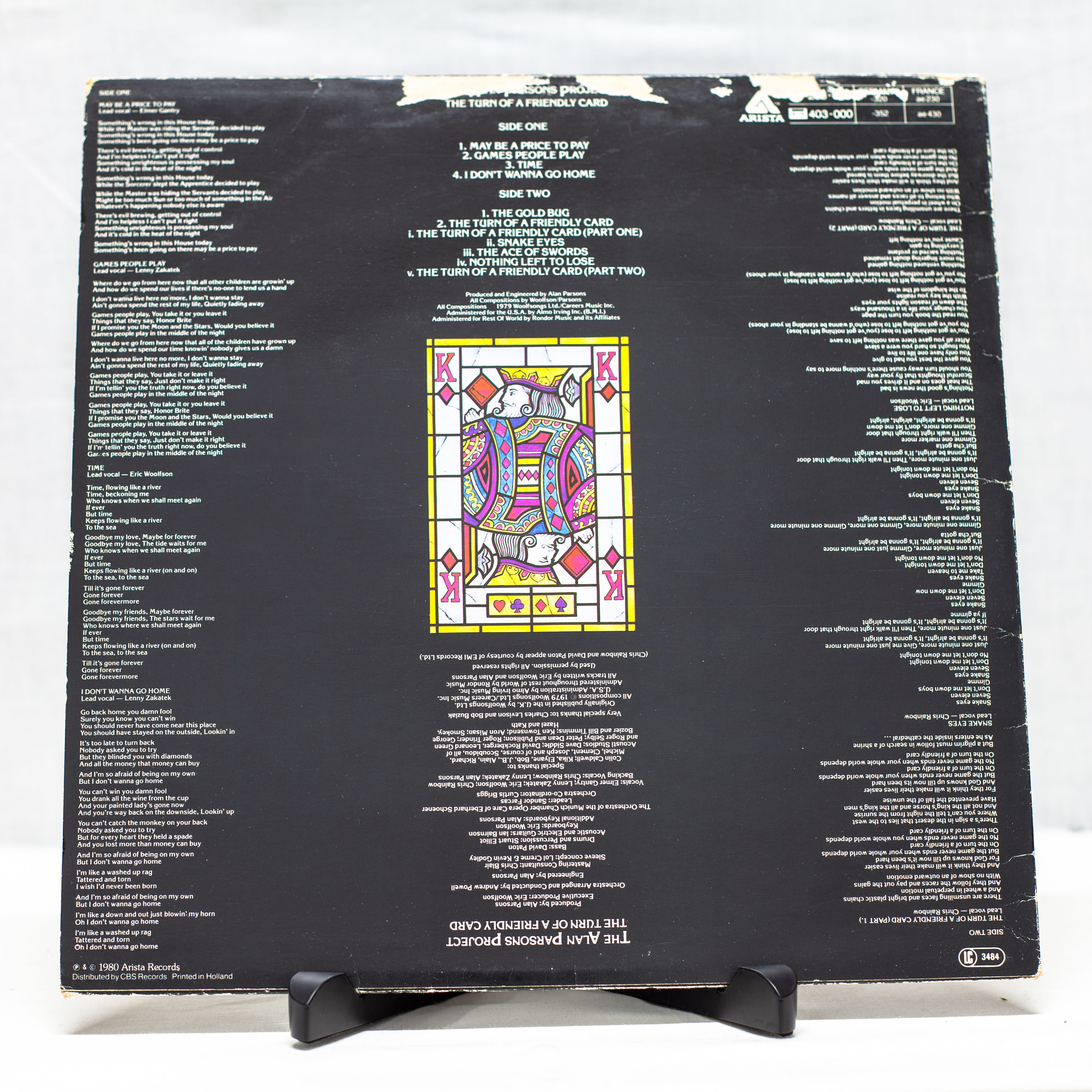 The Alan Parsons Project - The Turn Of A Friendly Card