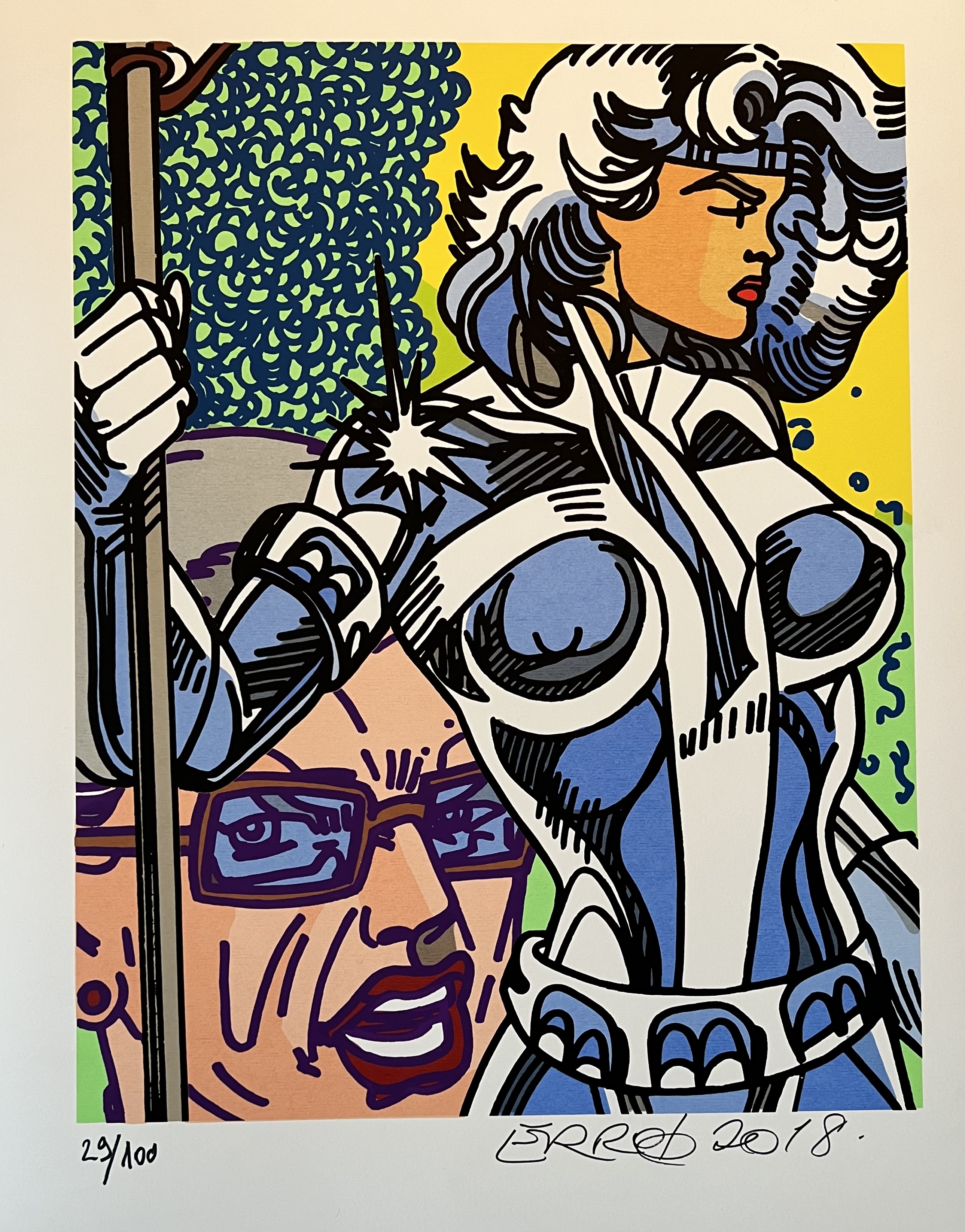 ERRÓ (1932)  - JOAN OF ARC.