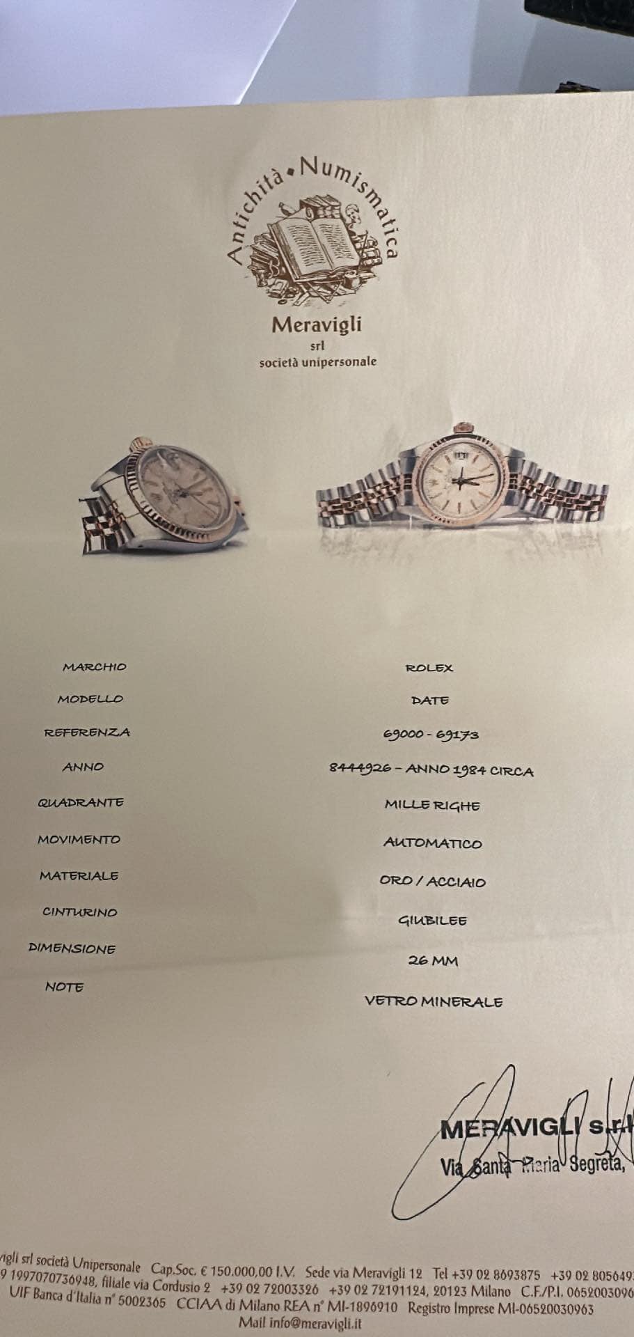 Rolex Datejust 26 - Two tone