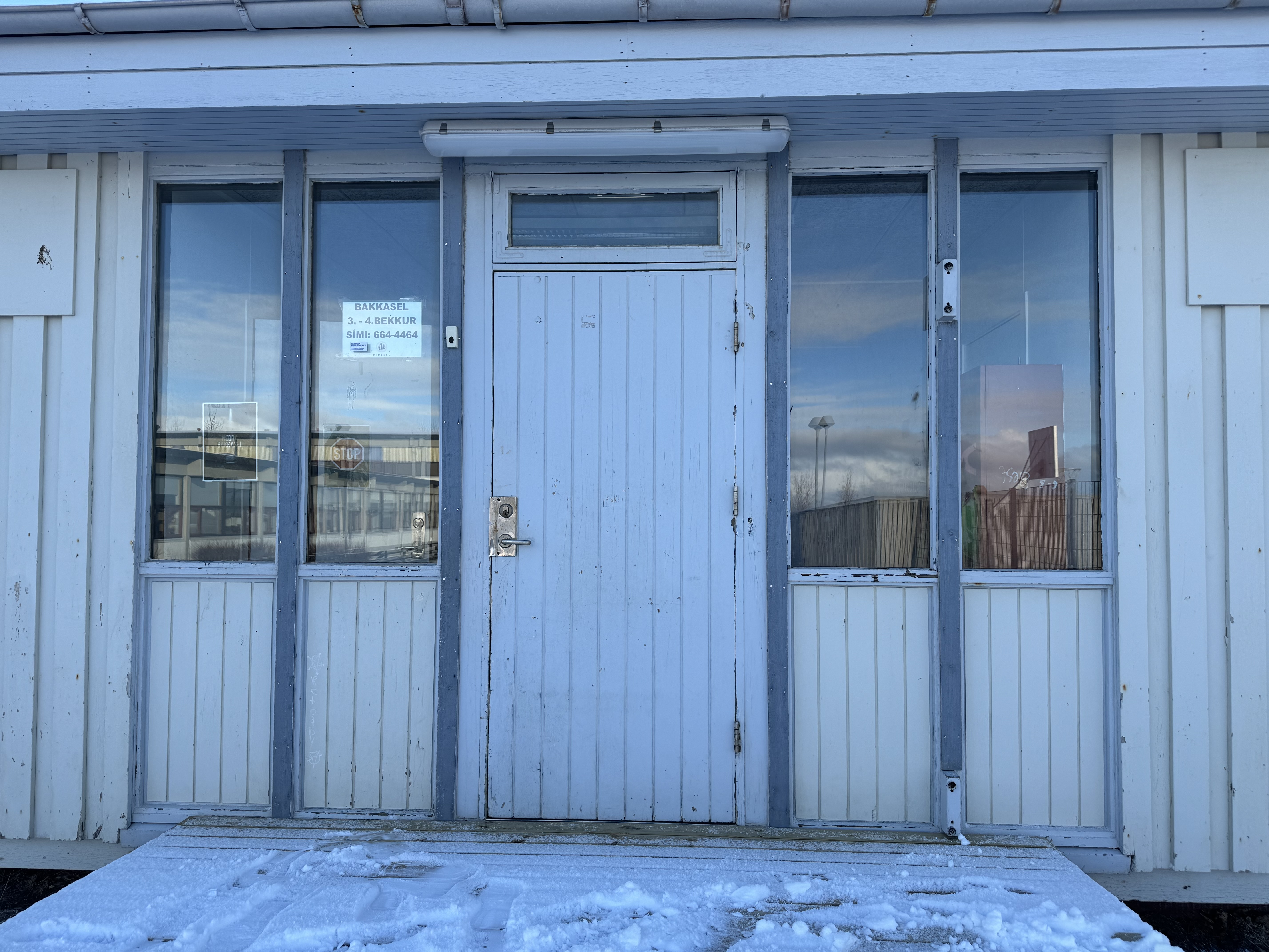 Færanleg húseining við Breiðholtsskóla