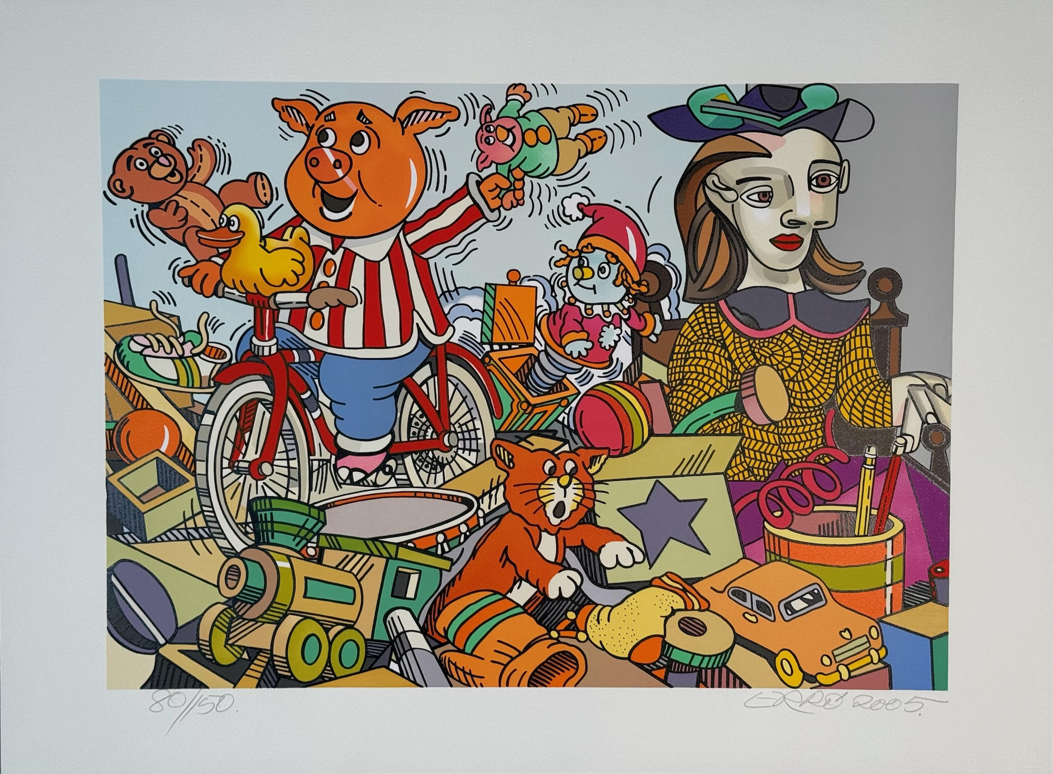 Erró / Guðmundur Guðmundsson (1932) - Homage a Picasso (2005) 80/150