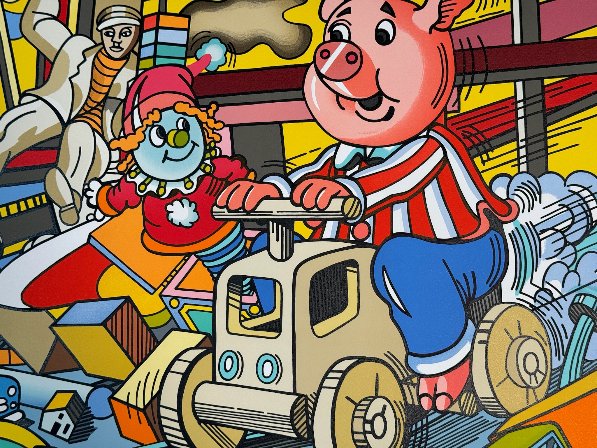 Erró / Guðmundur Guðmundsson (1932) - Hommage à Léger (2005) 72/100