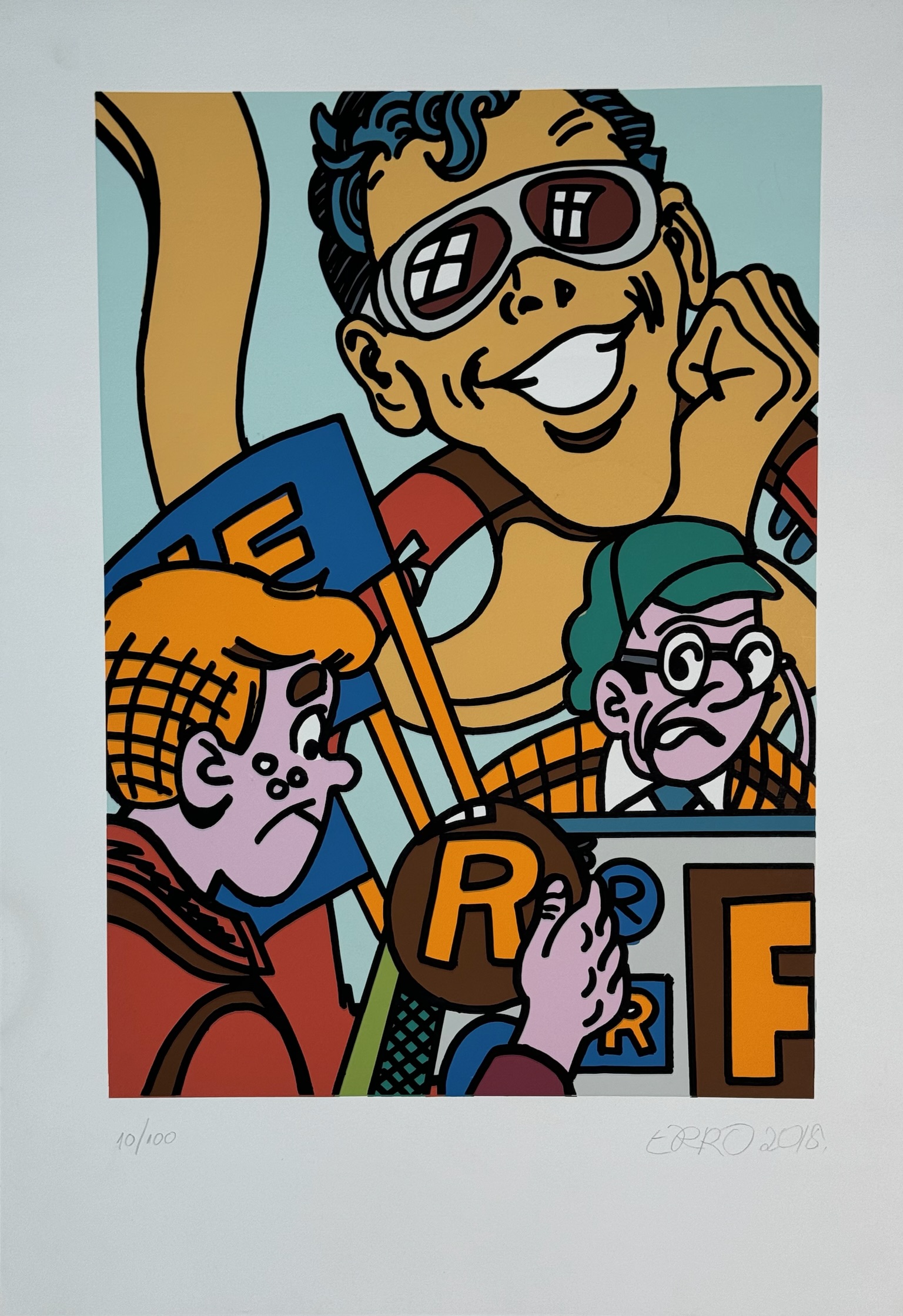 Erró / Guðmundur Guðmundsson (1932) - Untitled (2018) 10/100