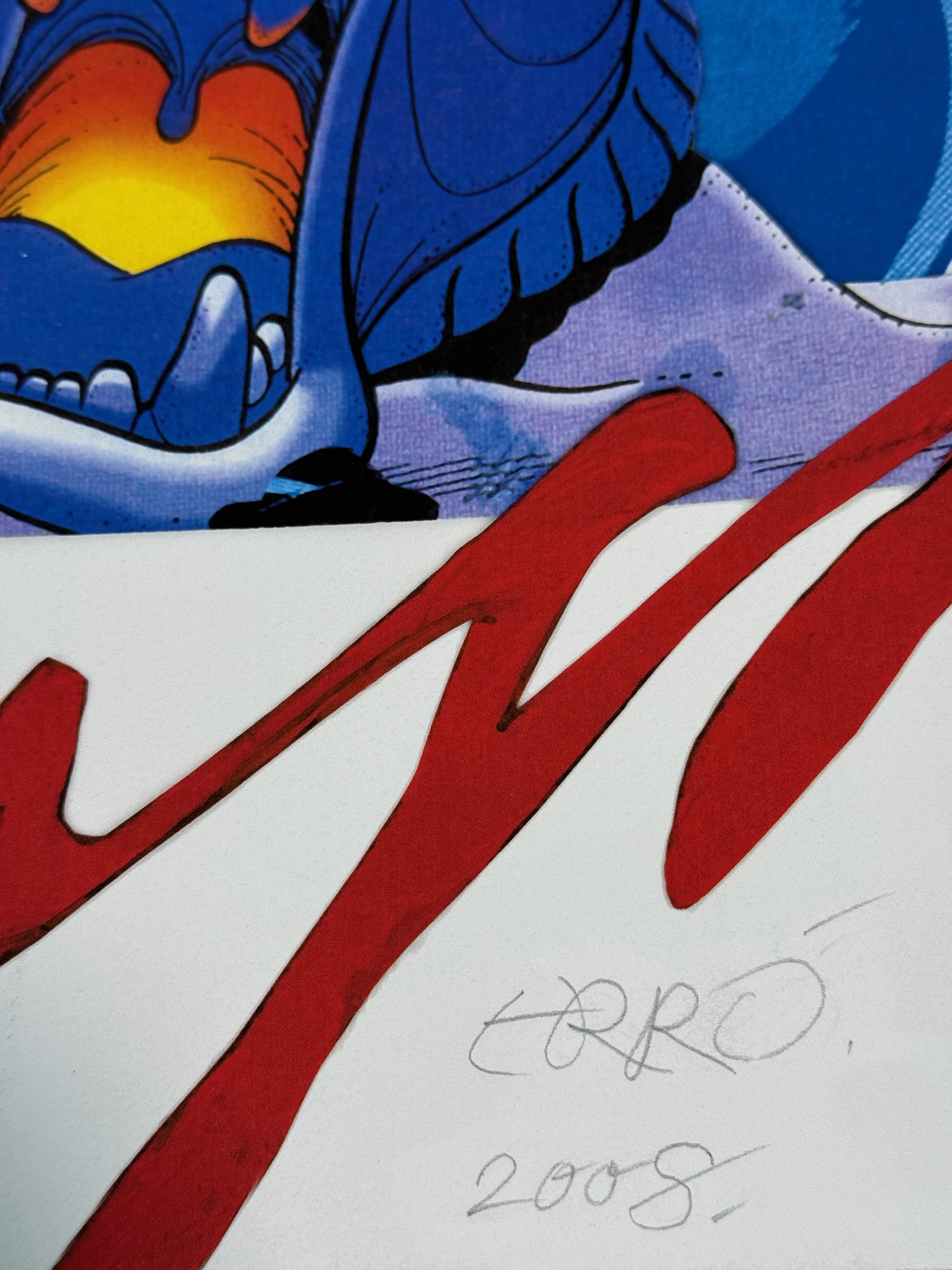 Erró / Guðmundur Guðmundsson (1932) - Hommage de Bertold Brecht (2008) E.A.