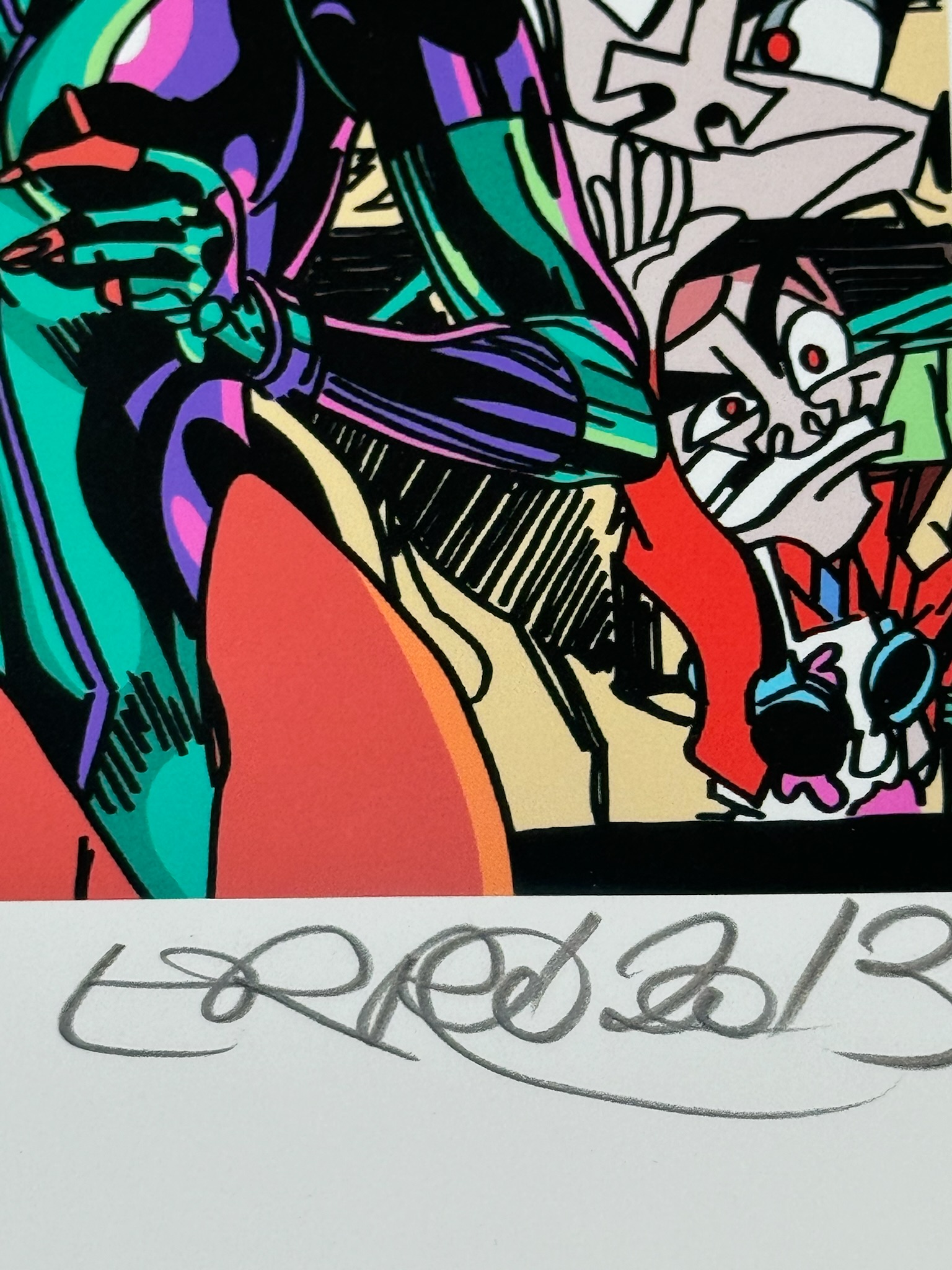 Erró / Guðmundur Guðmundsson (1932) - Occio azurro (2013) 57/99