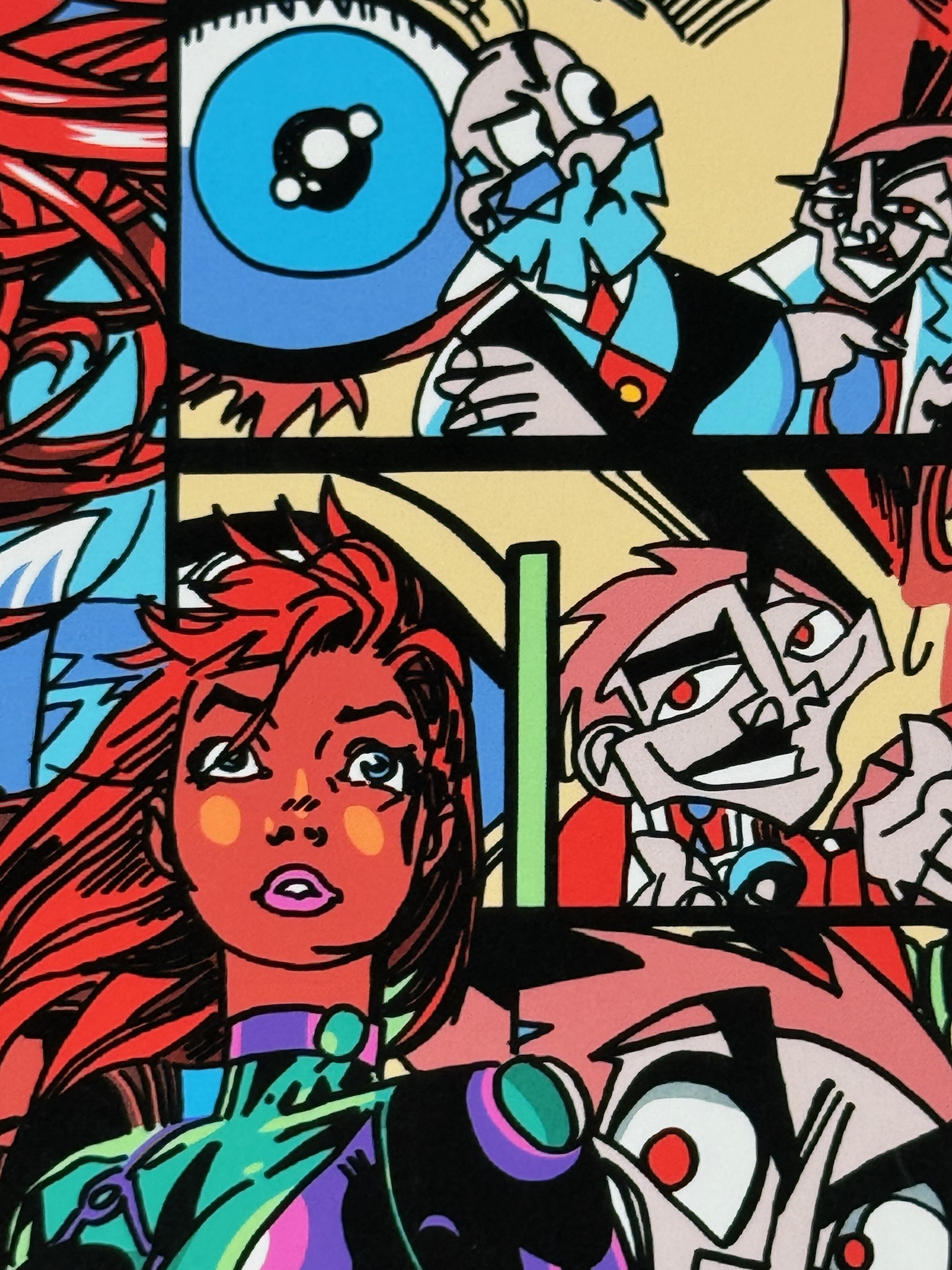 Erró / Guðmundur Guðmundsson (1932) - Occio azurro (2013) 57/99