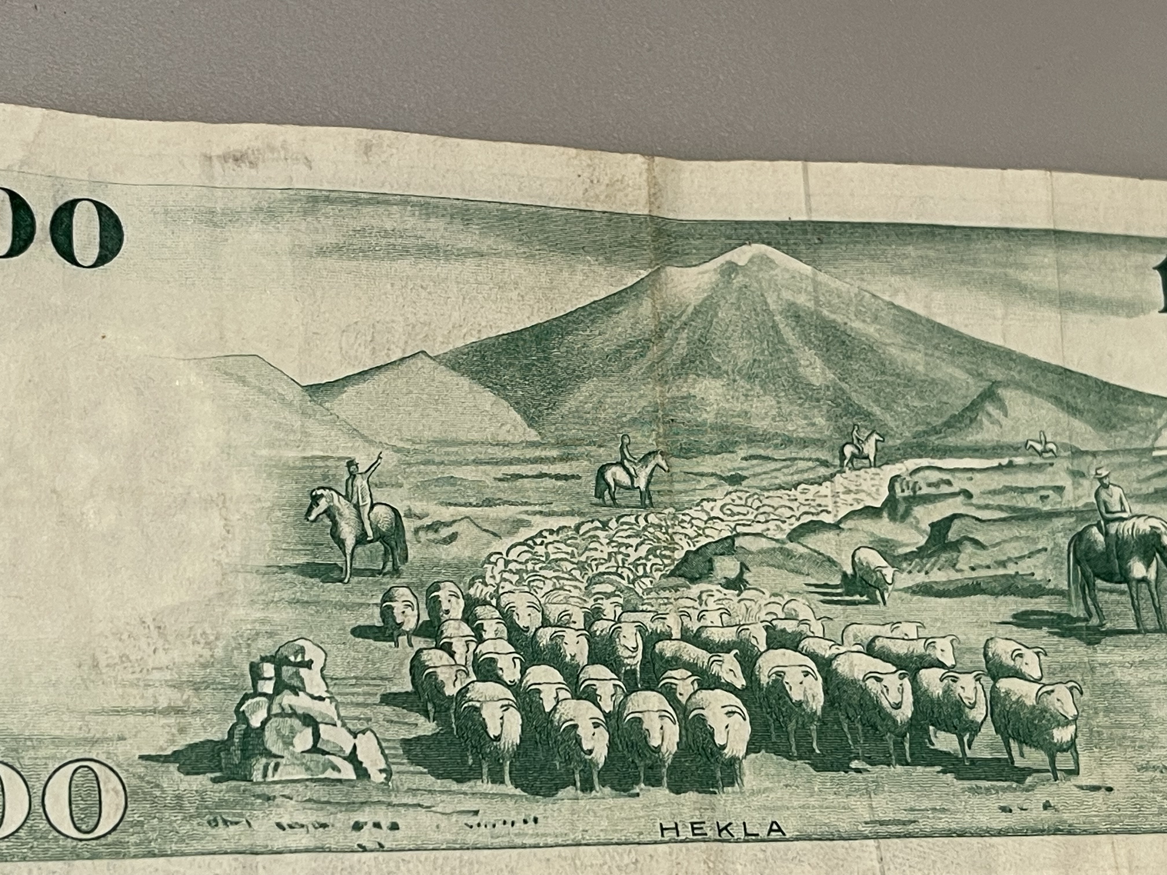 Hundrað króna seðill - fyrir myntbreytingu