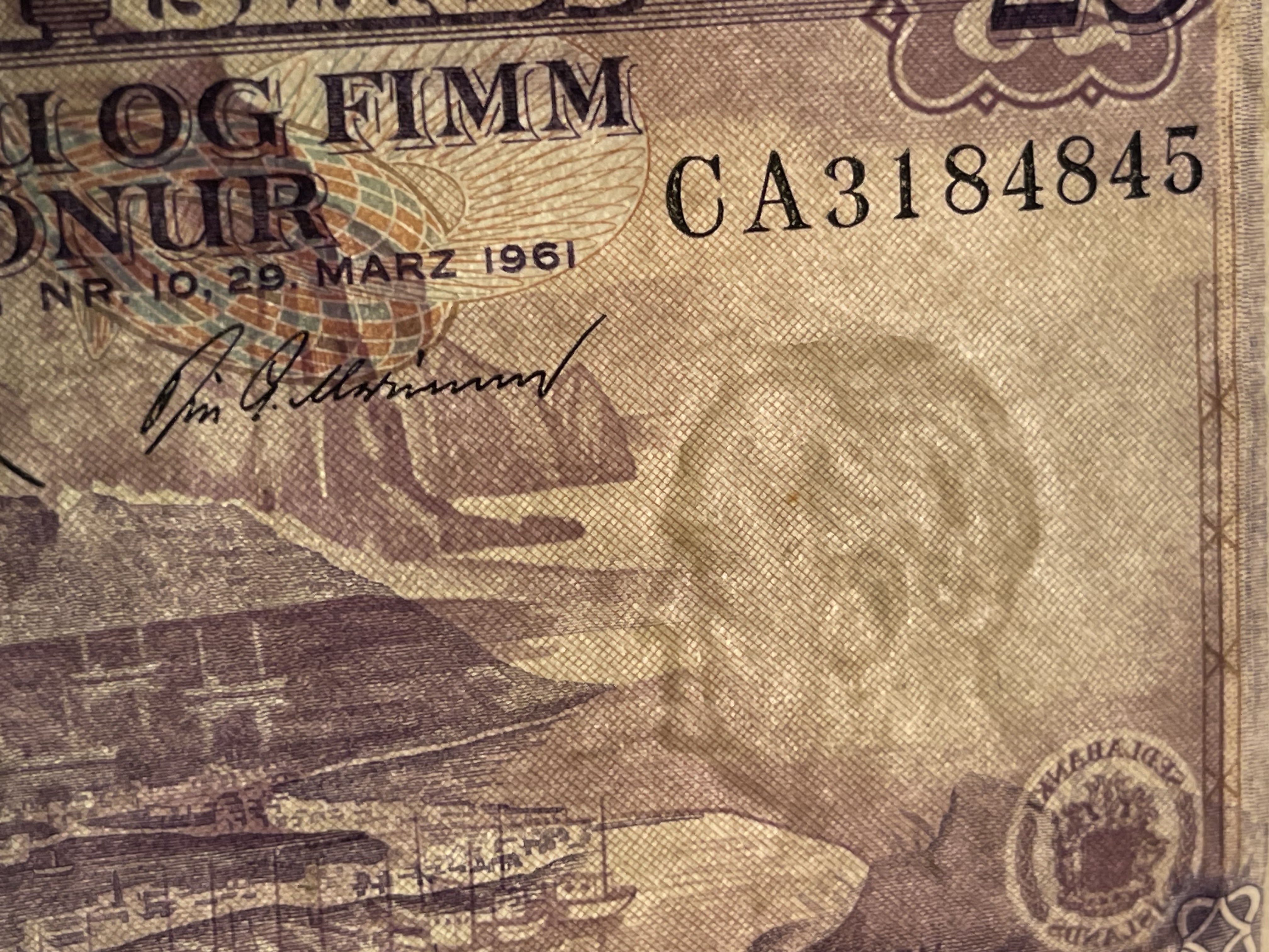 25 Krónur - Ísland - 1965-1972