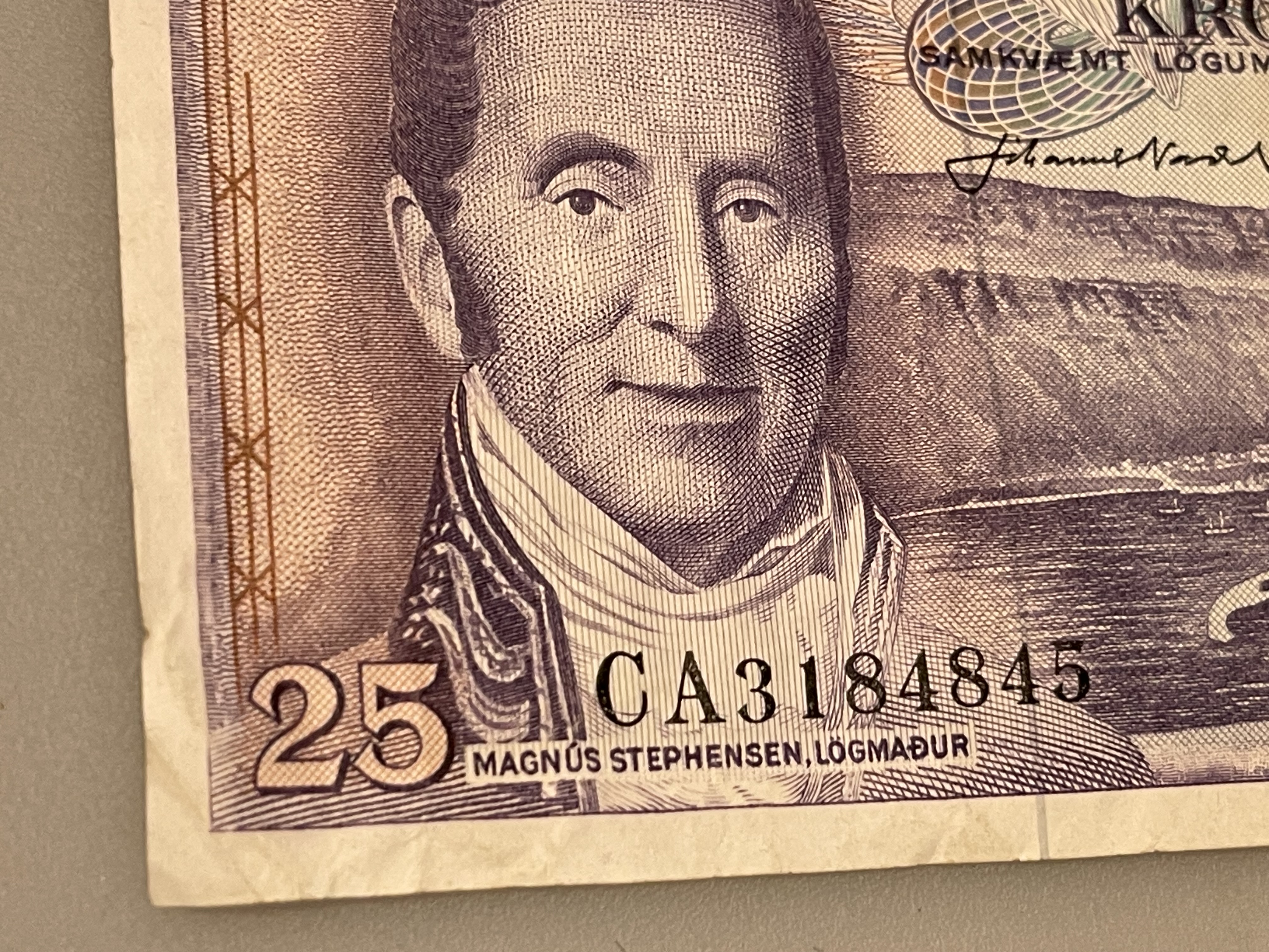 25 Krónur - Ísland - 1965-1972