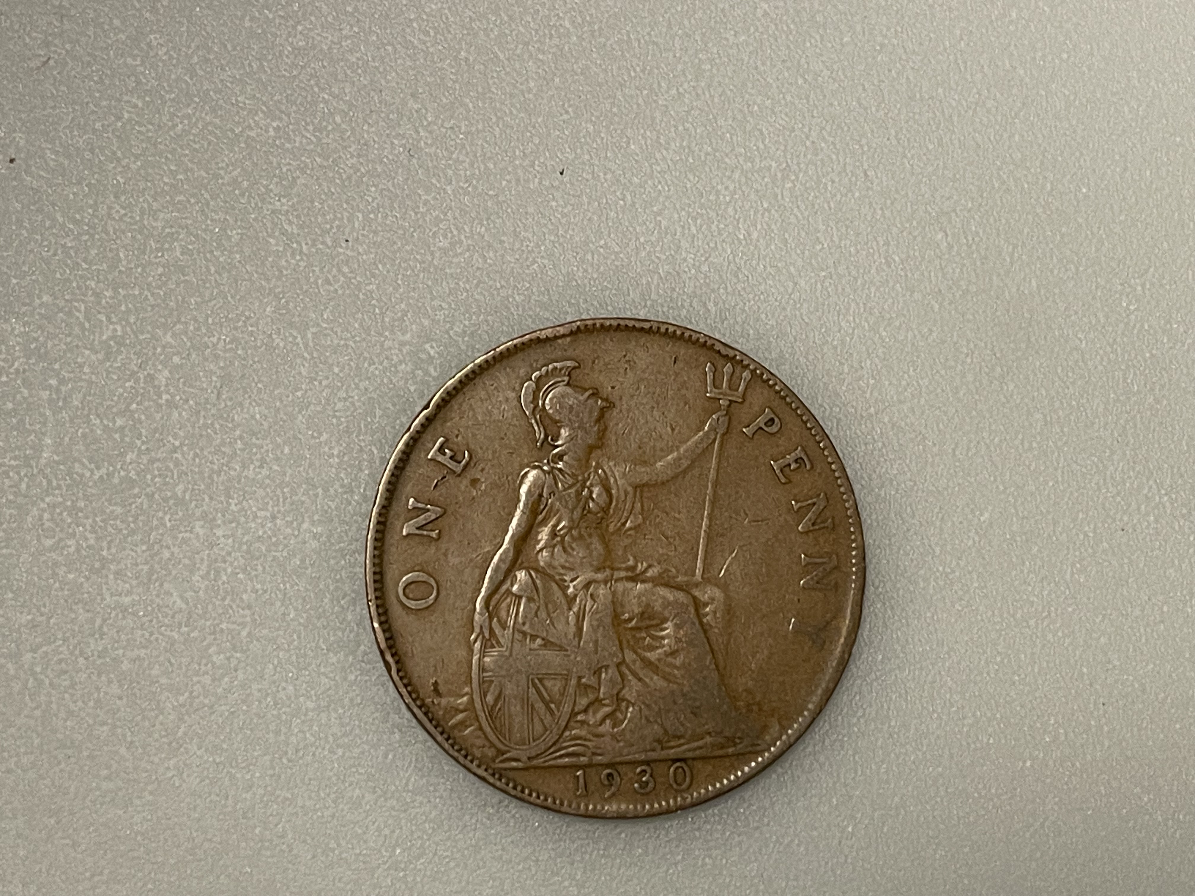 One Penny - Bretland - 1930