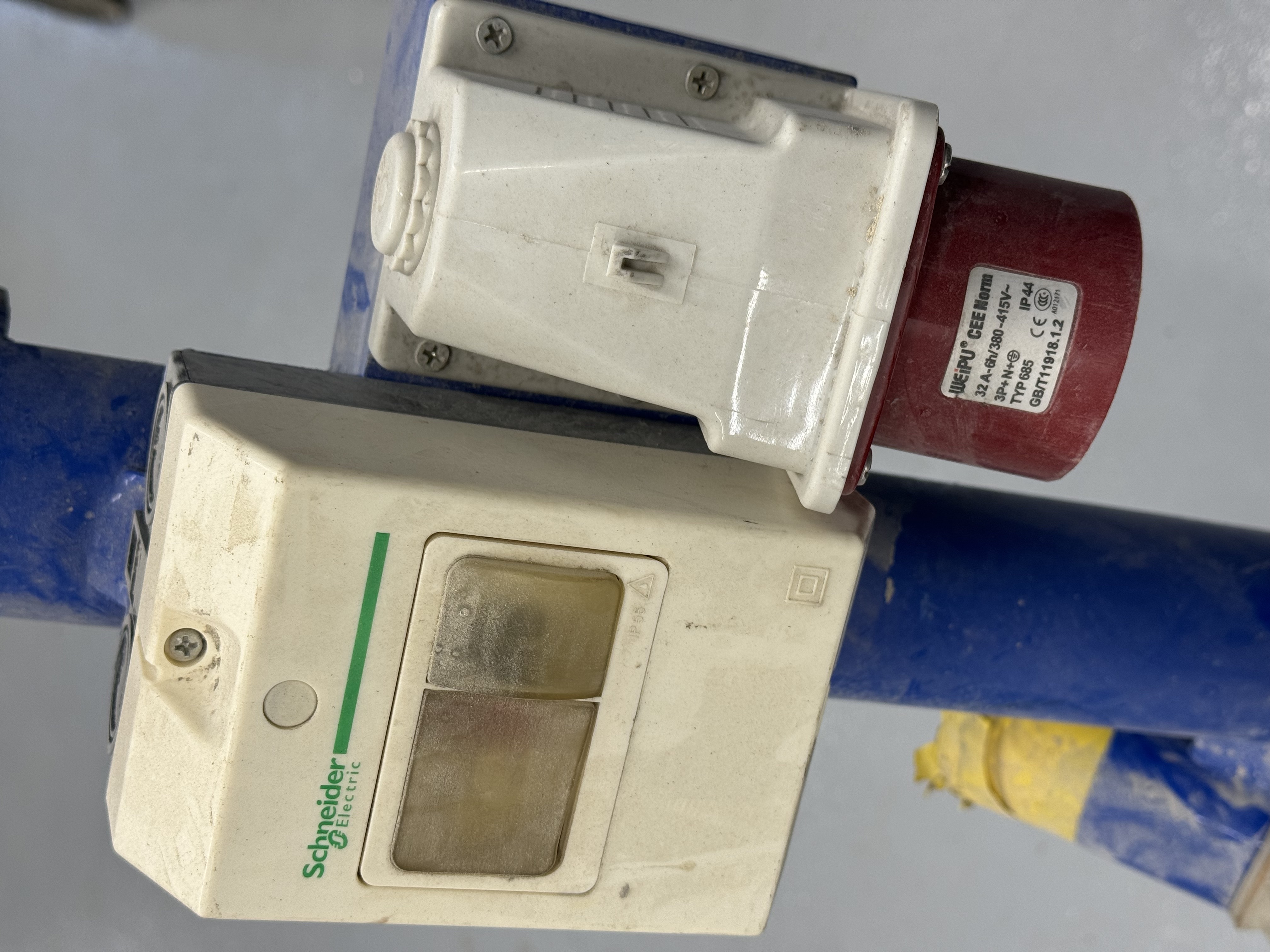 Hi-Power Gólfslípivél með slitnum bolla