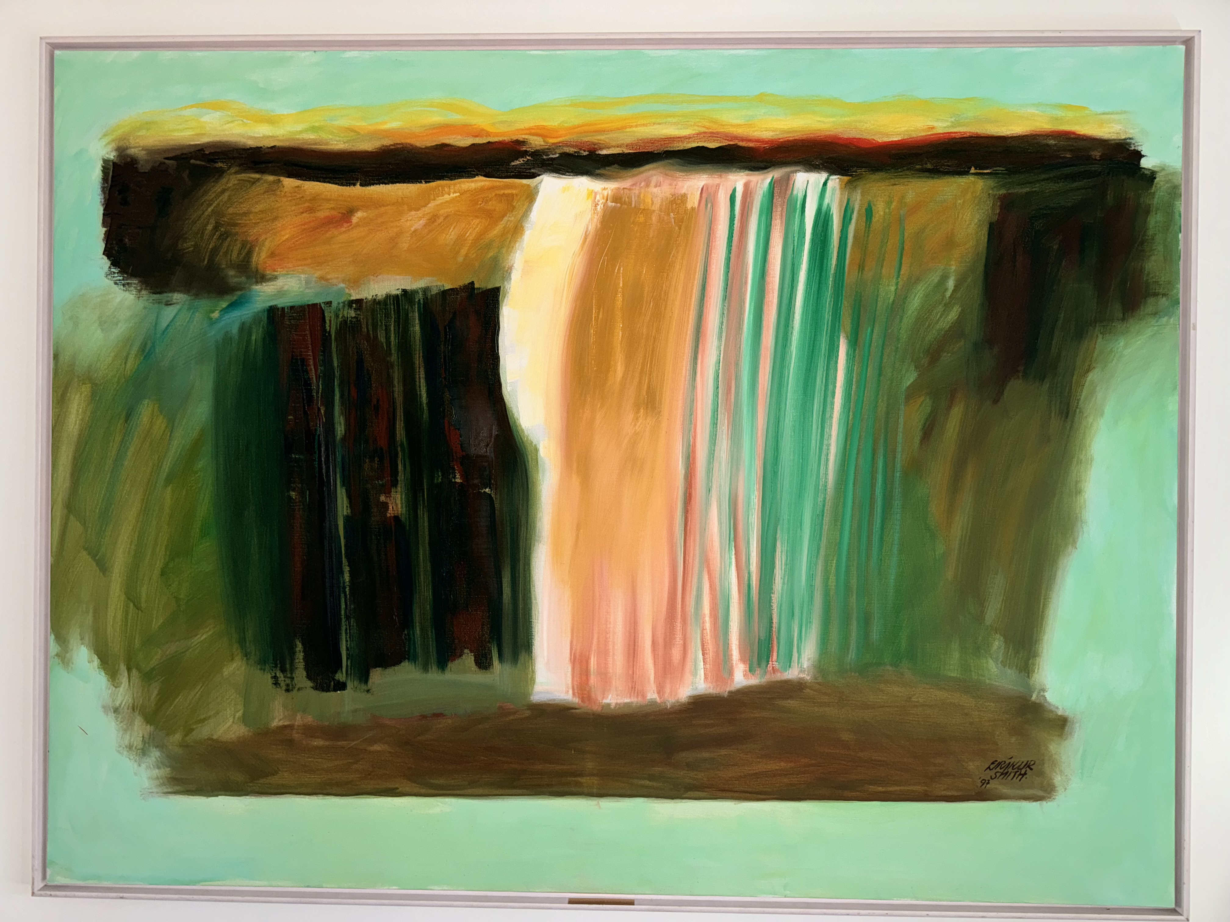 Eiríkur Smith (1925-2016) - Skógarfoss