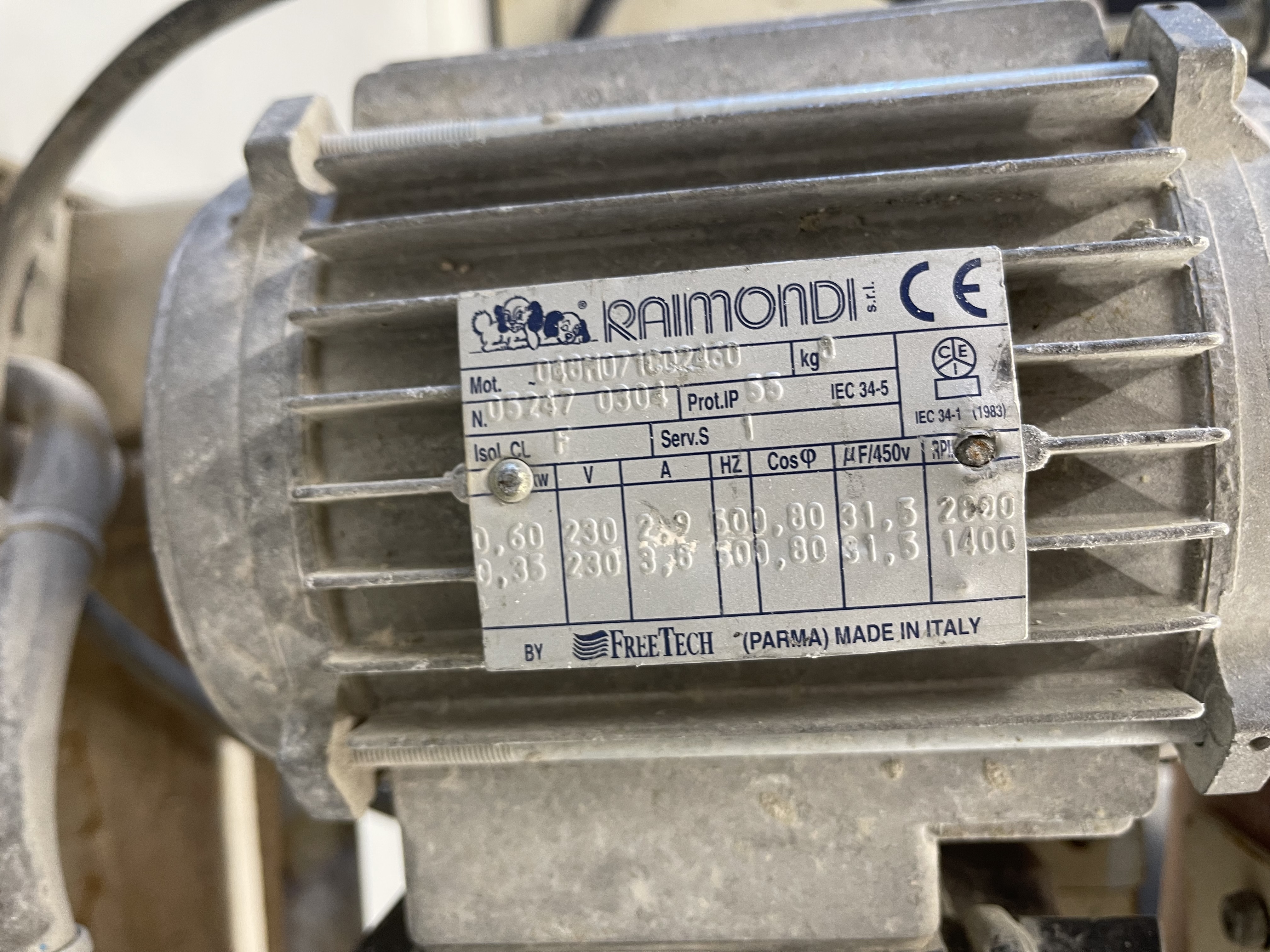 Flísaskurðarvél - Raimondi 20-120mm