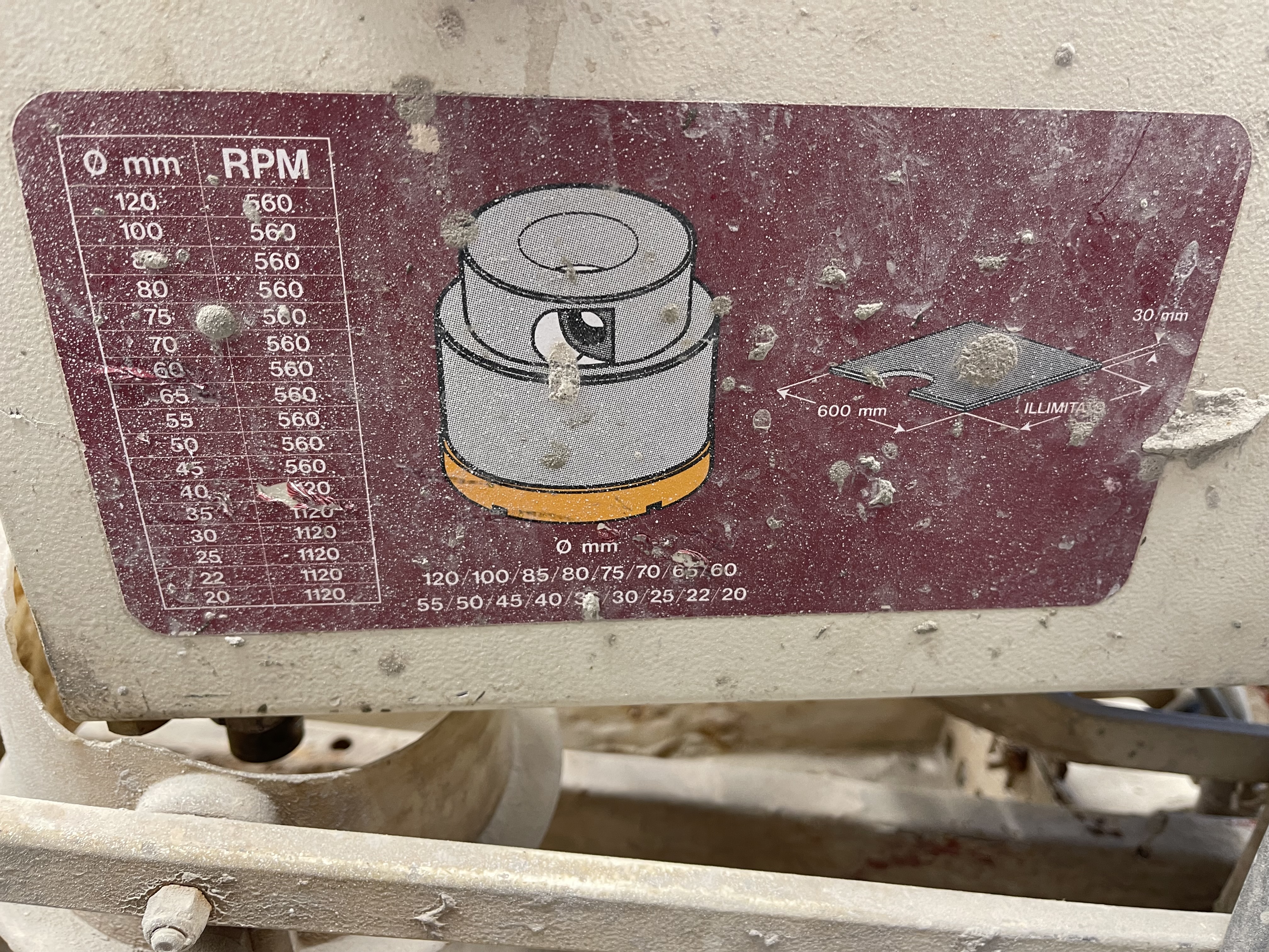 Flísaskurðarvél - Raimondi 20-120mm