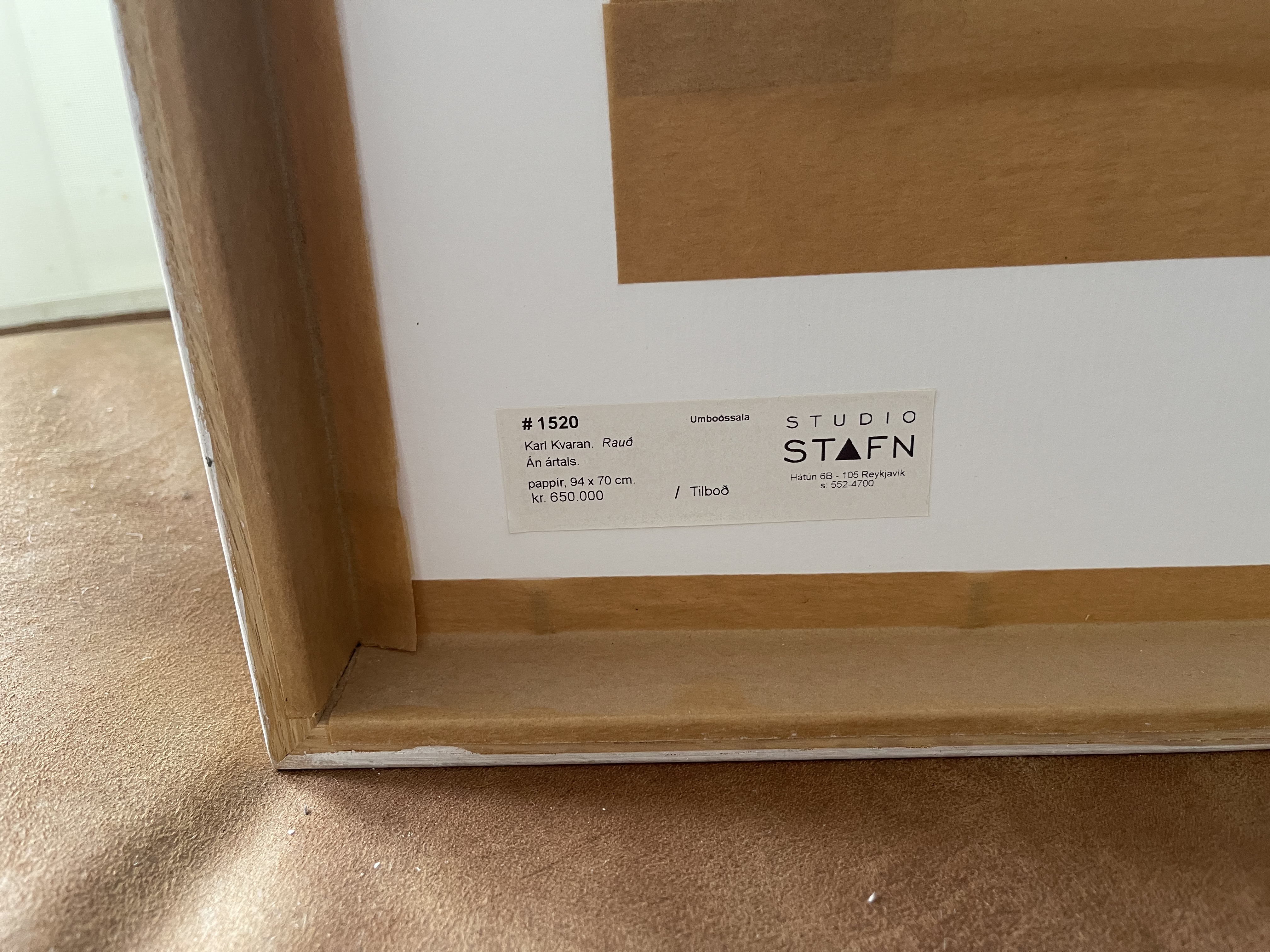 Karl Kvaran - Gvass - 70x94cm