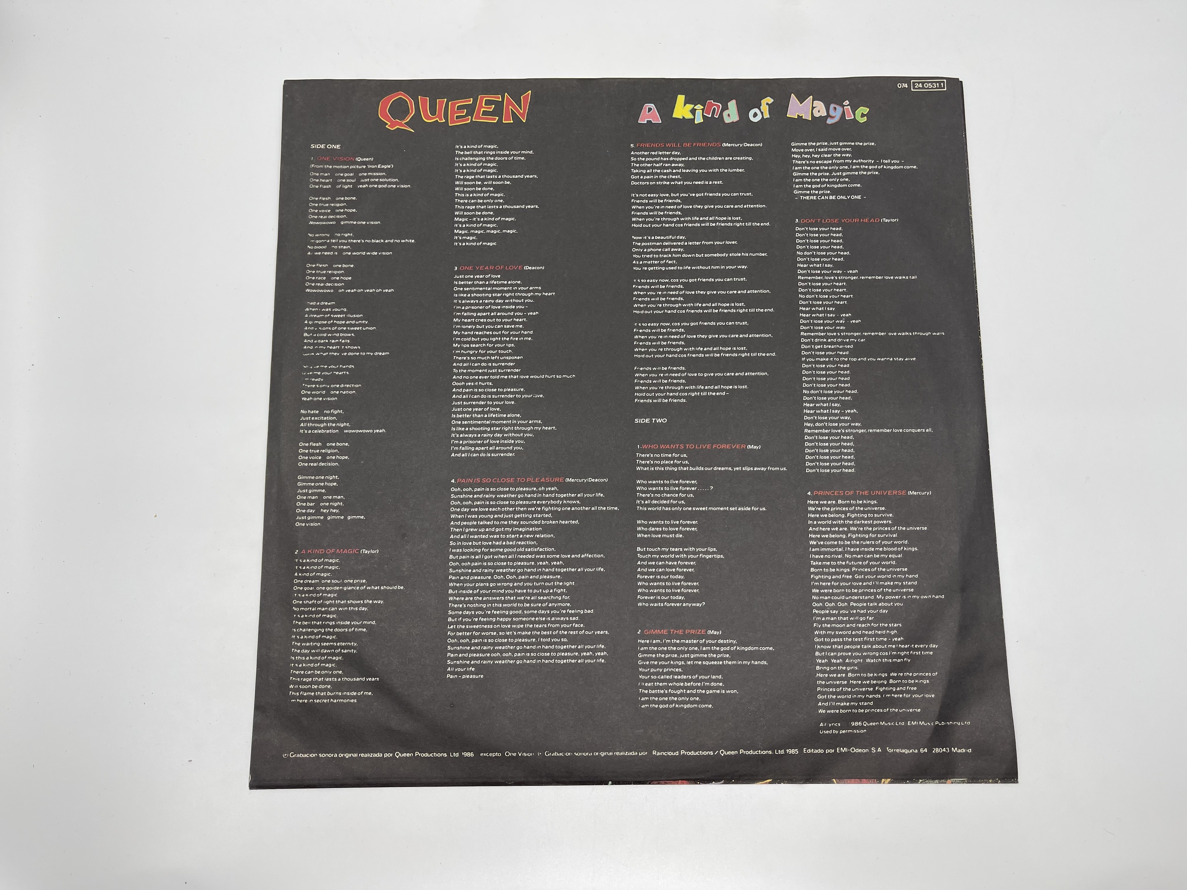 Queen - A kind of Magic