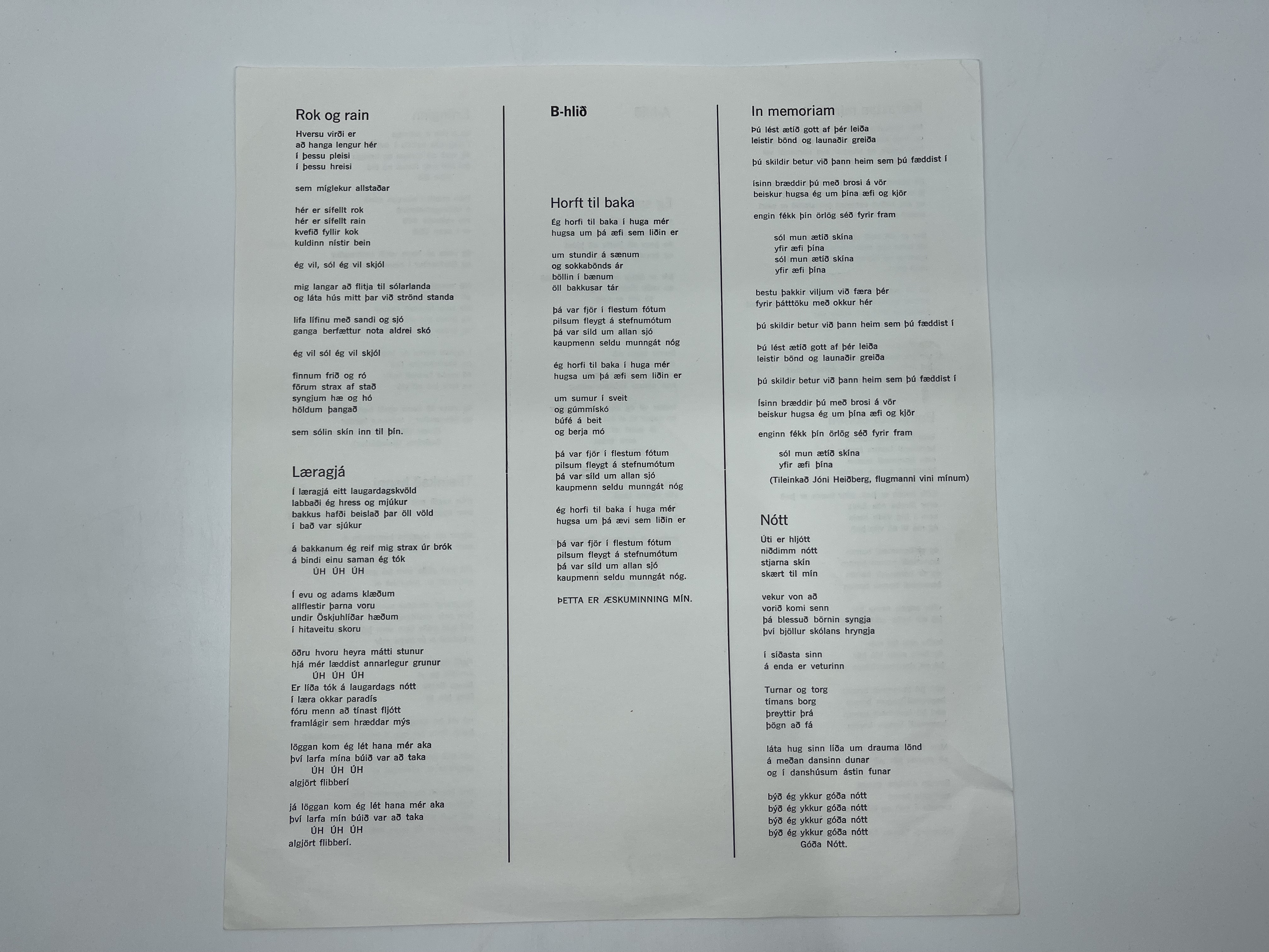 Sveinn Hauksson - Alíslenskt þjóðráð