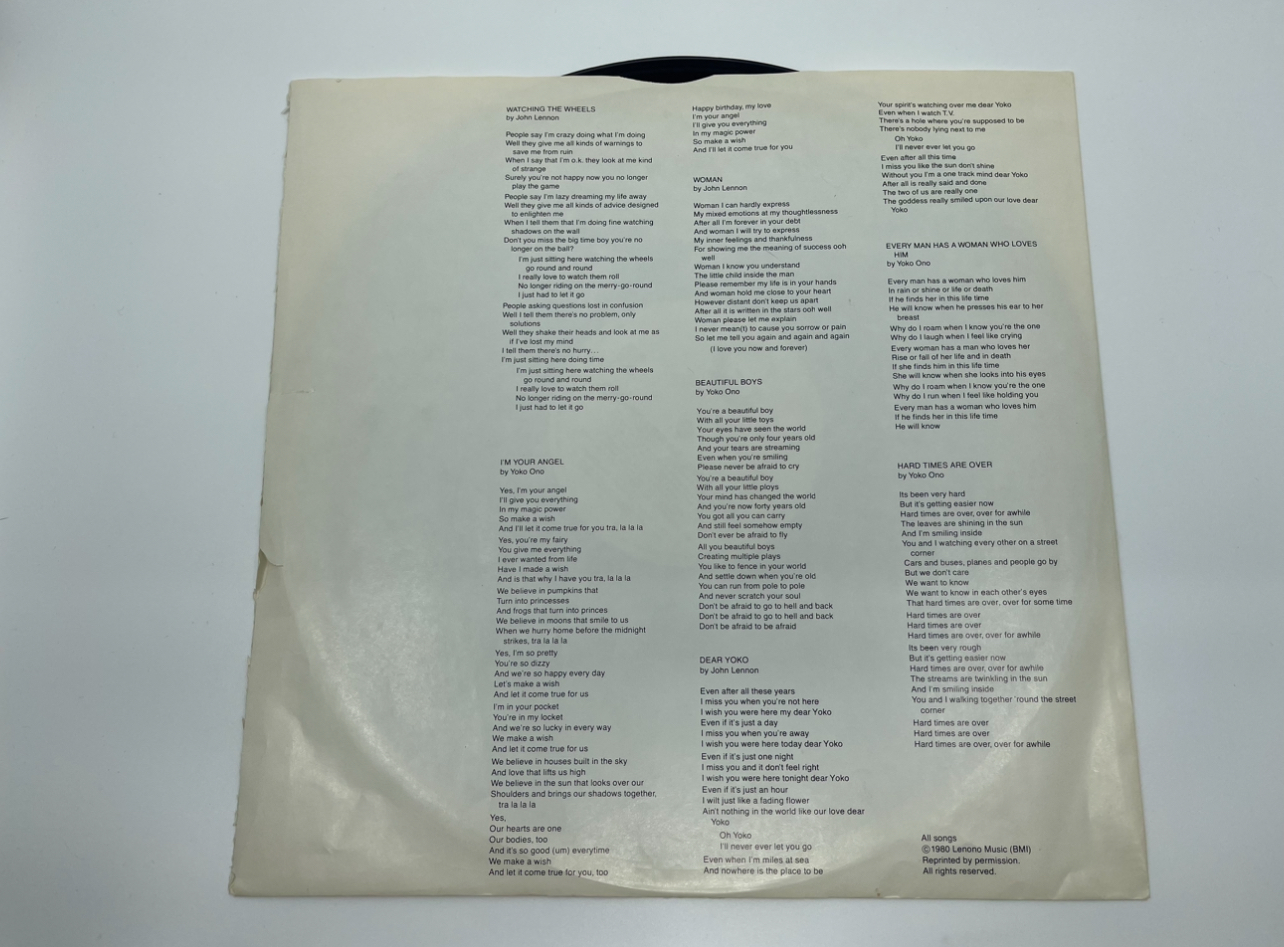 John Lennon, Yoko Ono - Double Fantasy