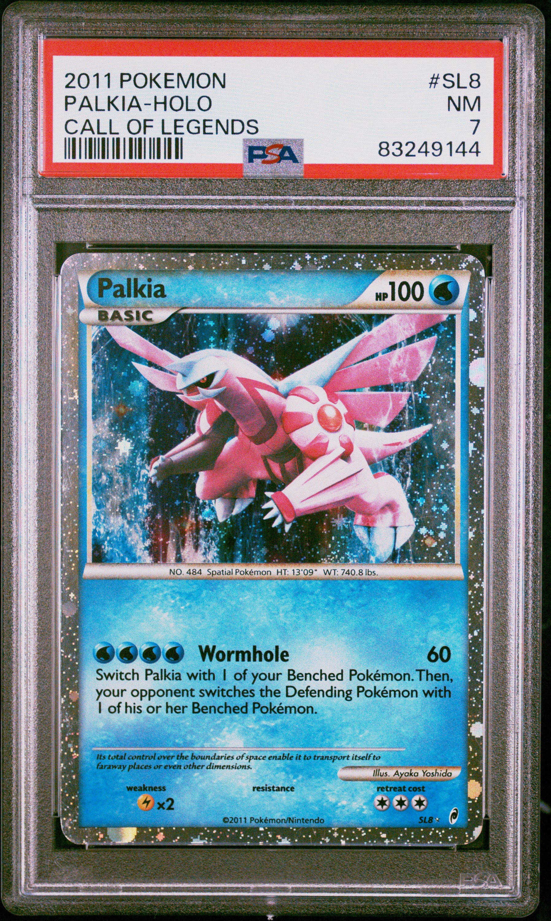 2011 Shiny Palkia Call of Legends PSA 7