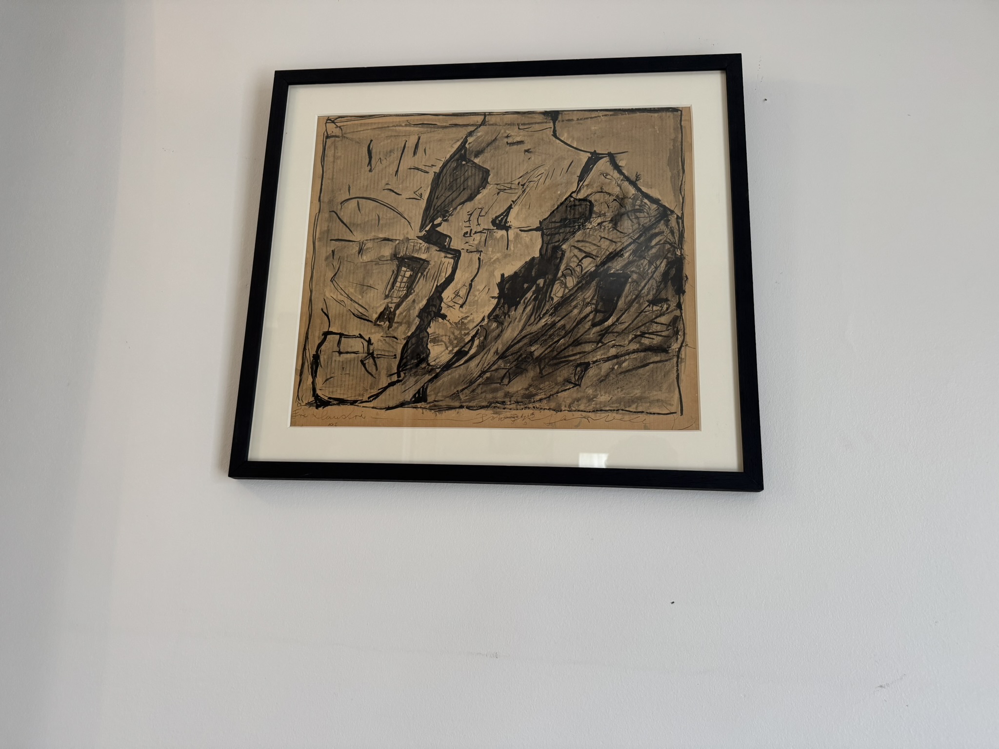 Jóhannes S. Kjarval - Frá Klaustri - 41x49