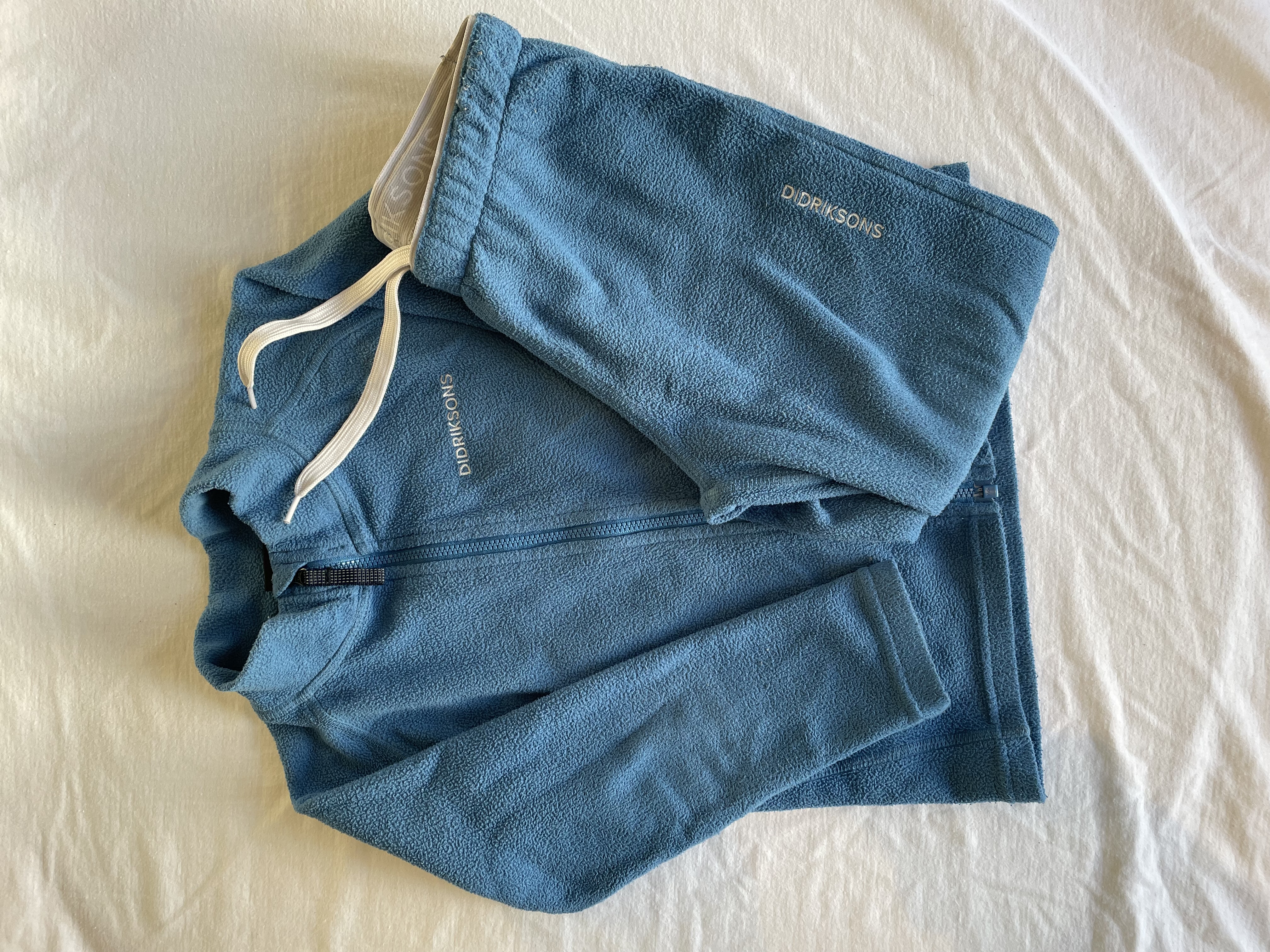 Didriksson Flíssett blátt - 104