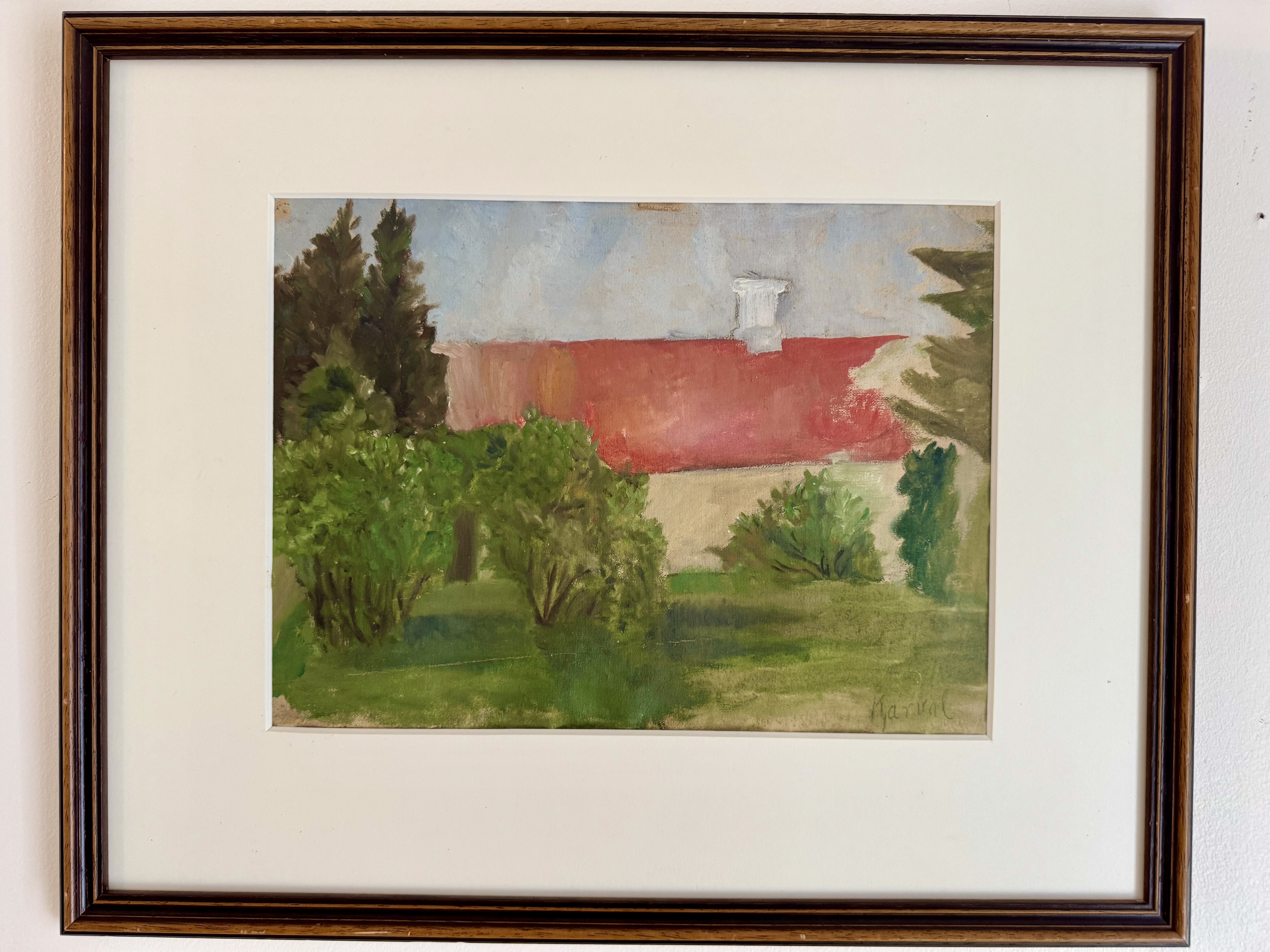 Jóhannes S. Kjarval - frá Danmörku - 34x25