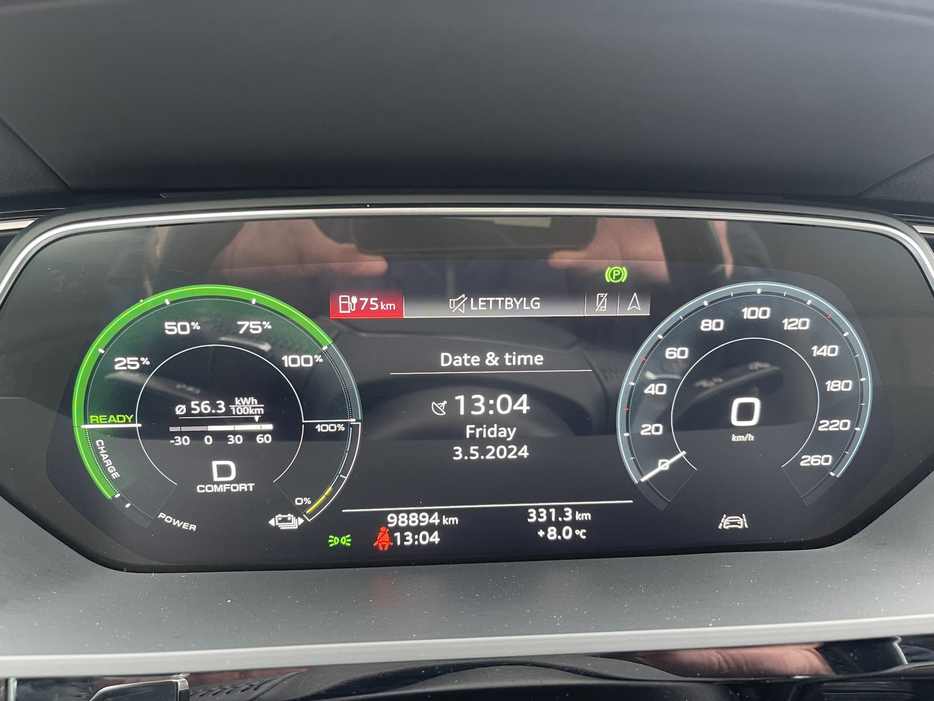 Audi E-Tron 50 Quattro 71 KWH - 1/2020 - 99þ. km