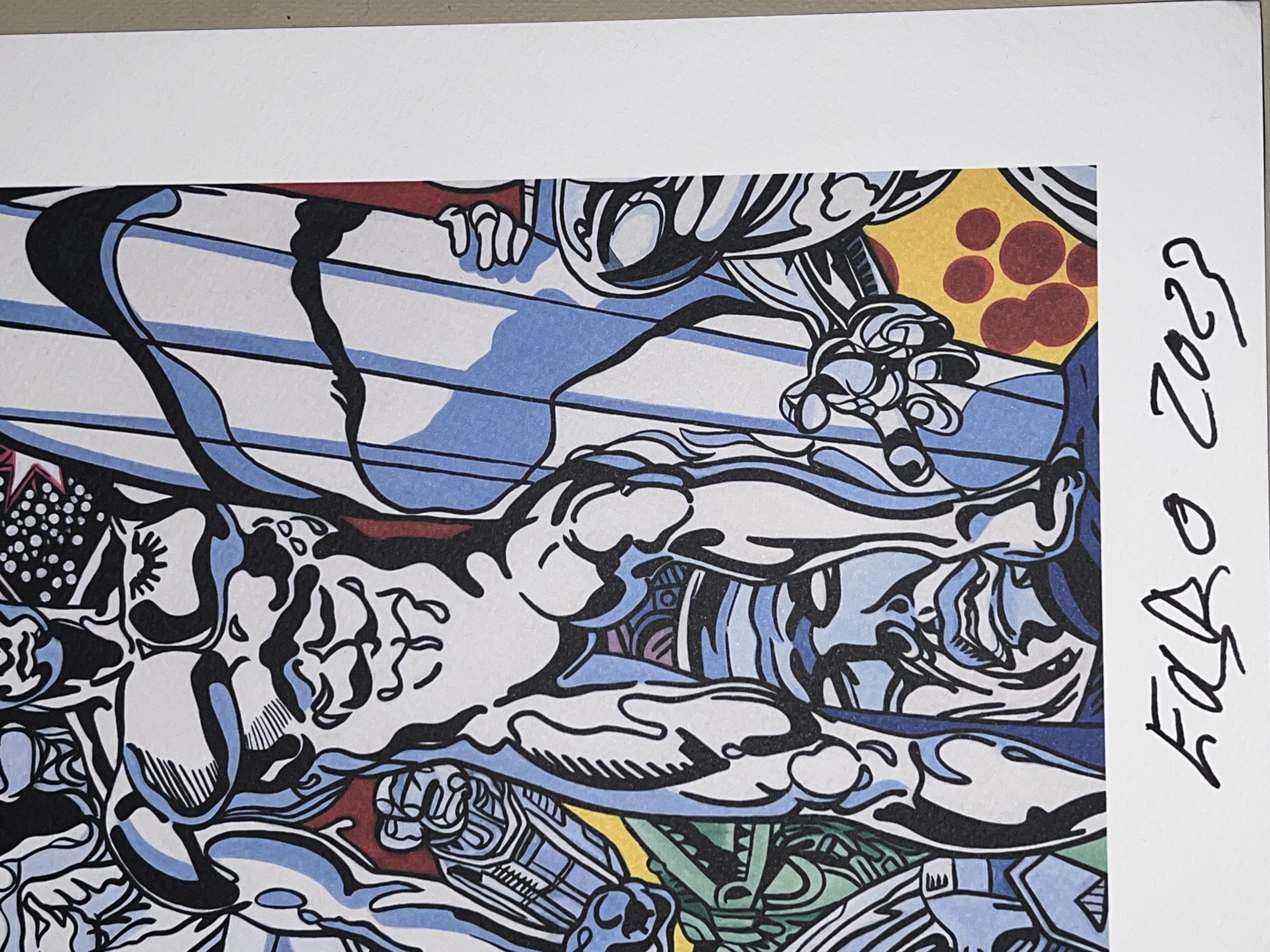 ERRÓ (1932) - SILVER SURFER