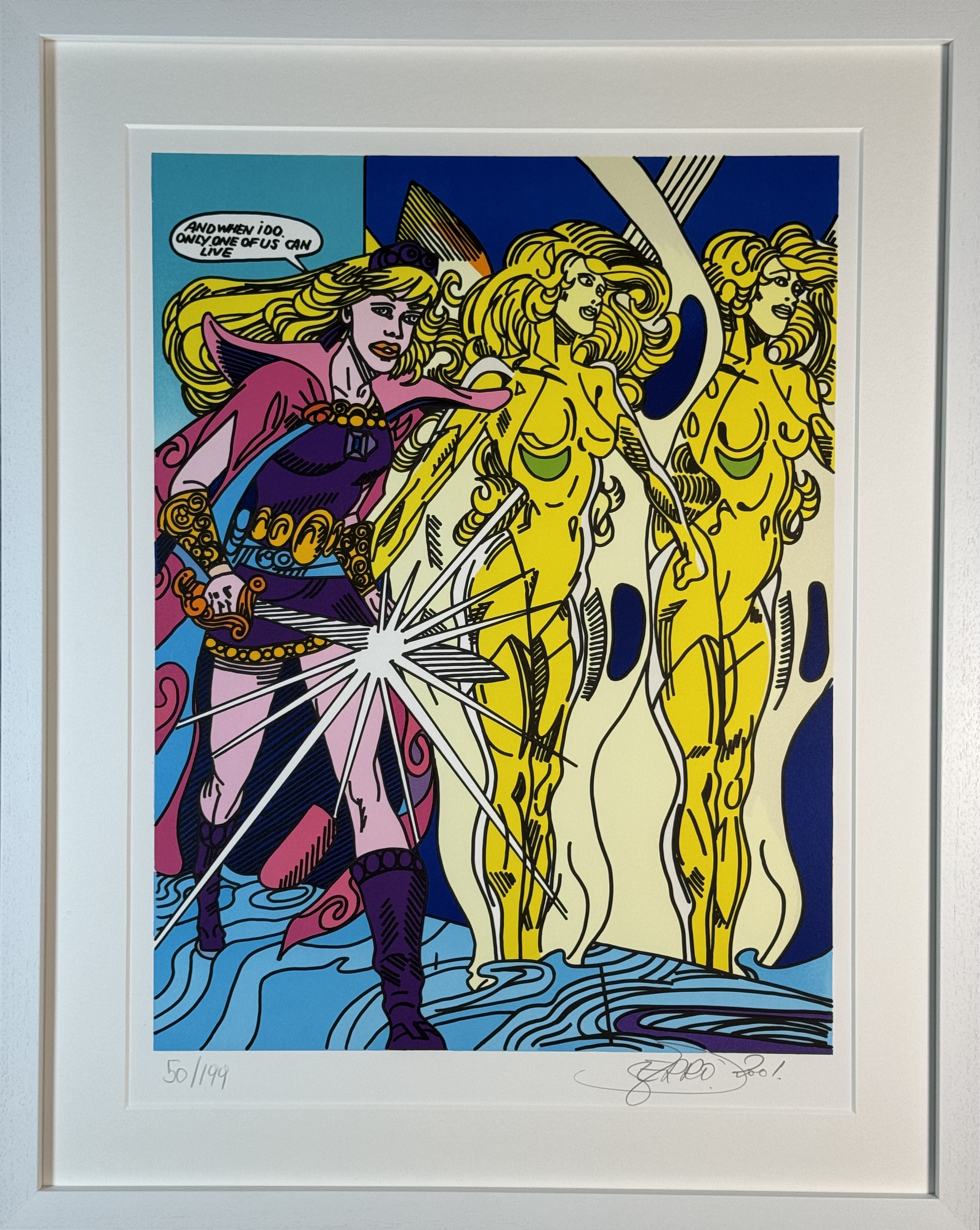 Erró / Guðmundur Guðmundsson (1932) - Swordslady (2001) 50/199