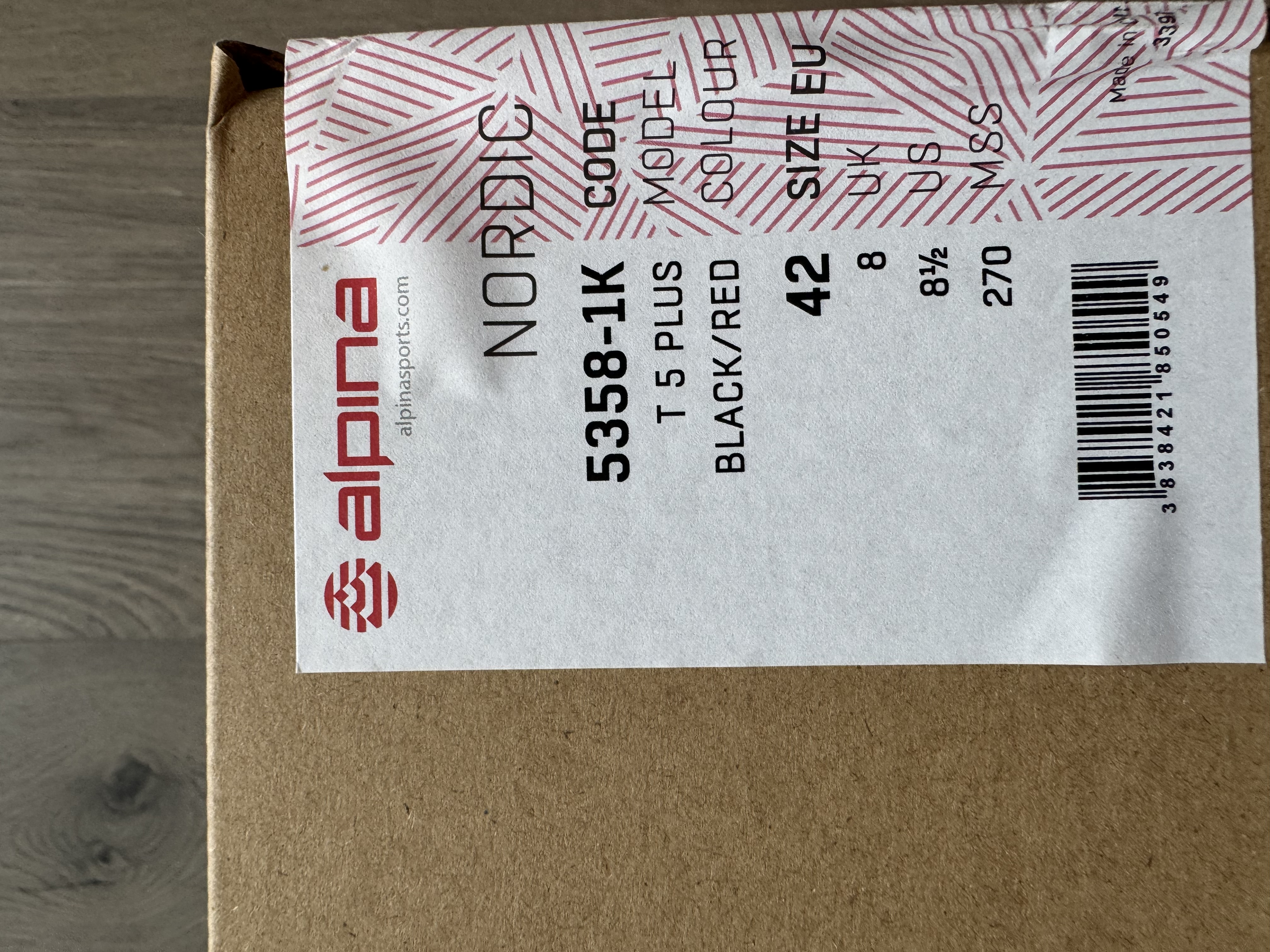 Alpina T5 Plus gönguskíðaskór nr 42