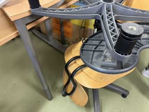 5 stk. skólastólar