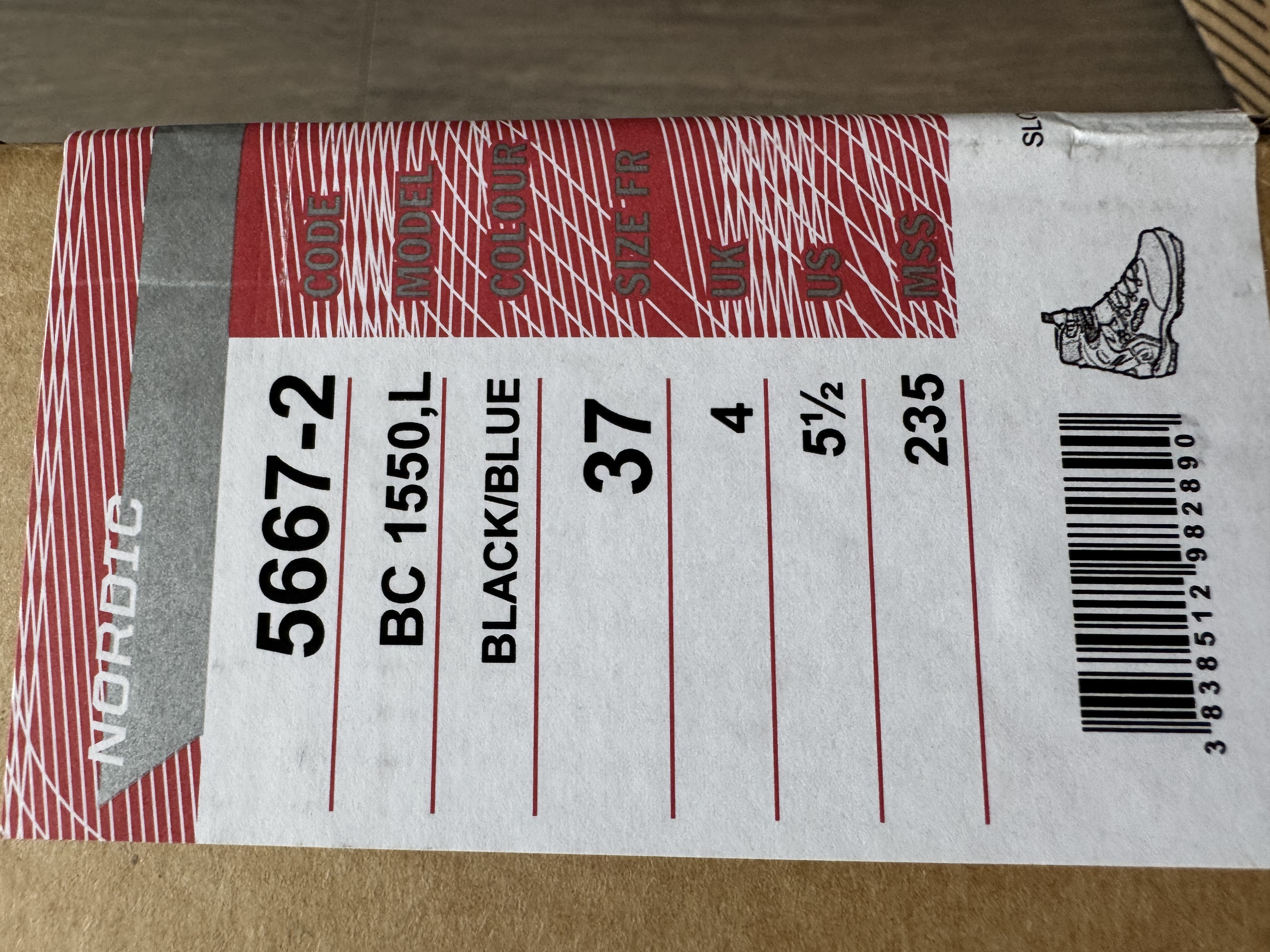 Alpina BC 1550 gönguskíðaskór nr 37