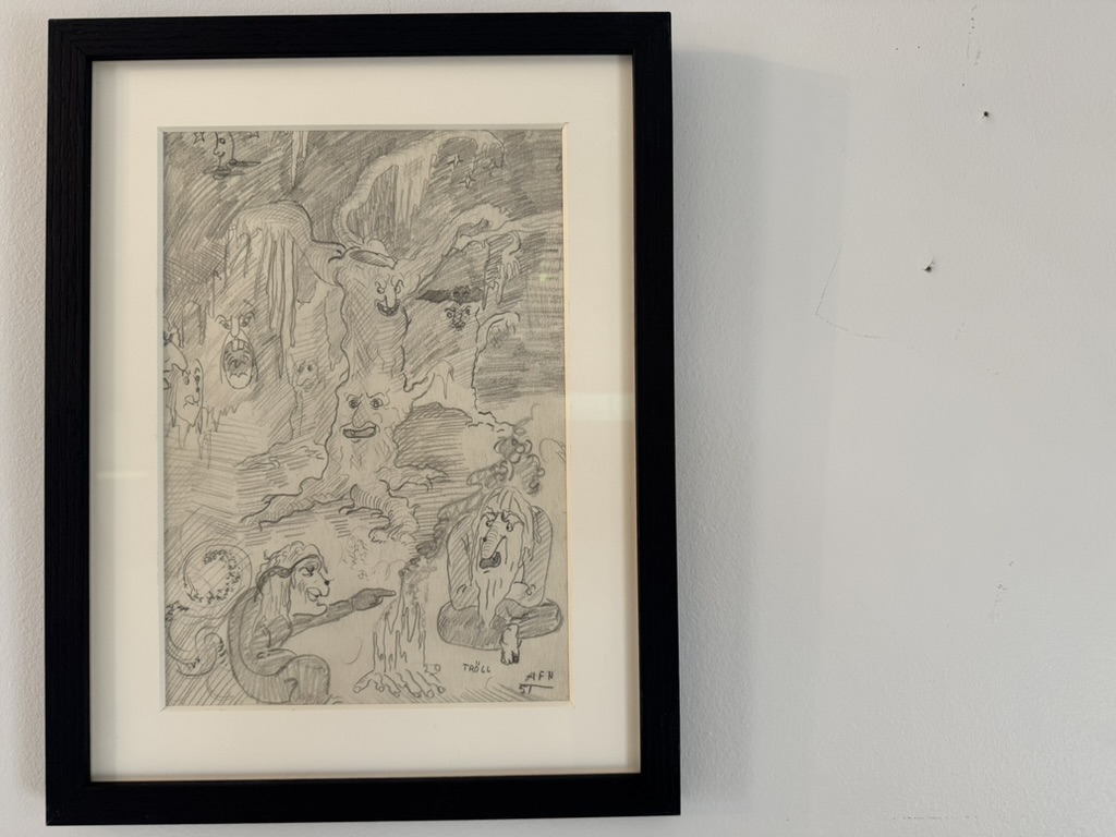 Alfreð Flóki - 20x29 - Tröll