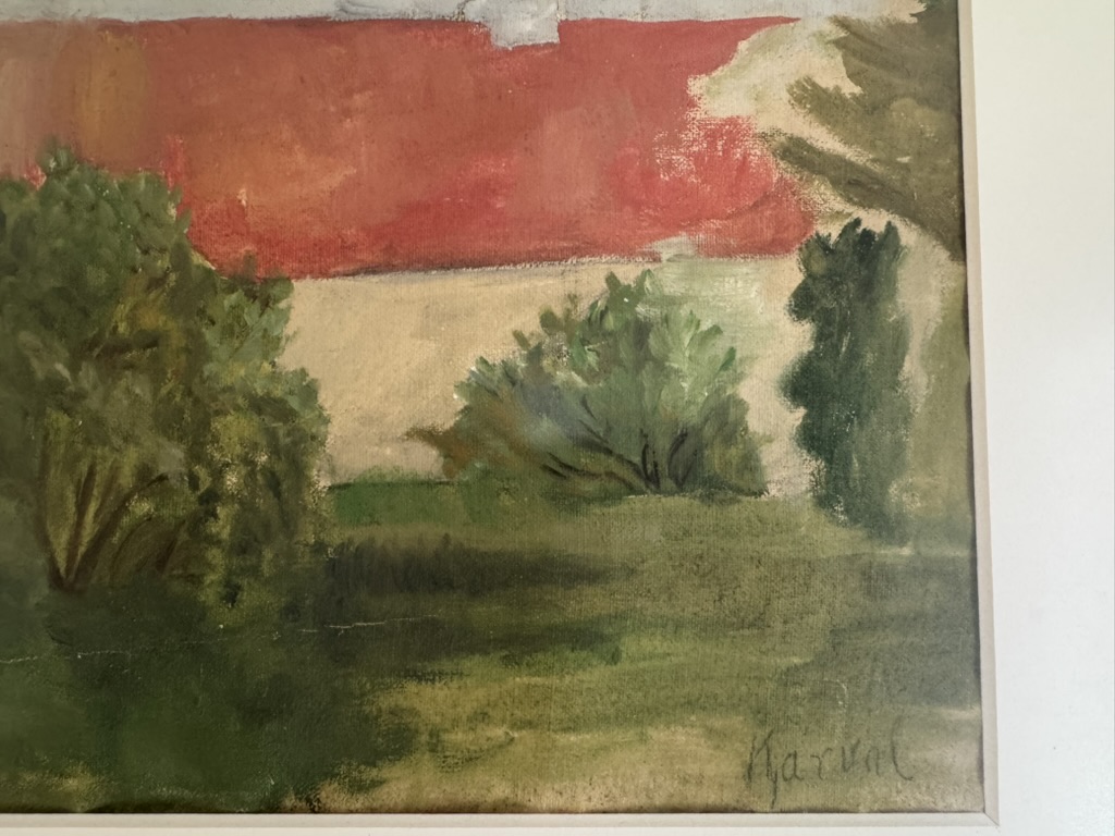 Jóhannes S. Kjarval - frá Danmörku - 34x25