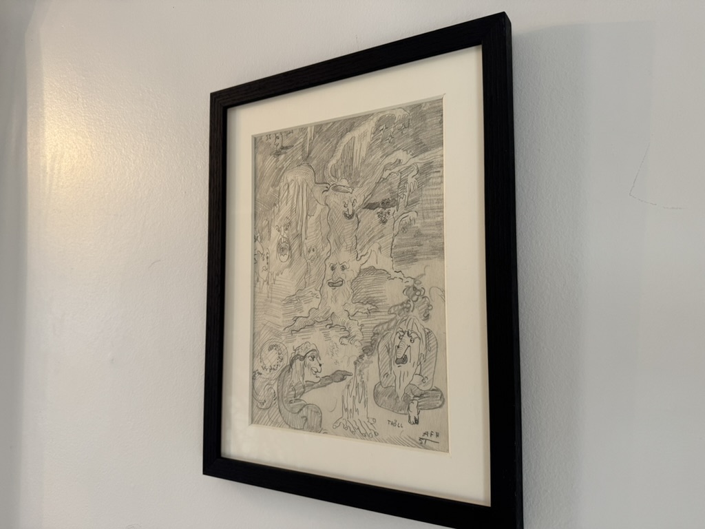 Alfreð Flóki - 20x29 - Tröll