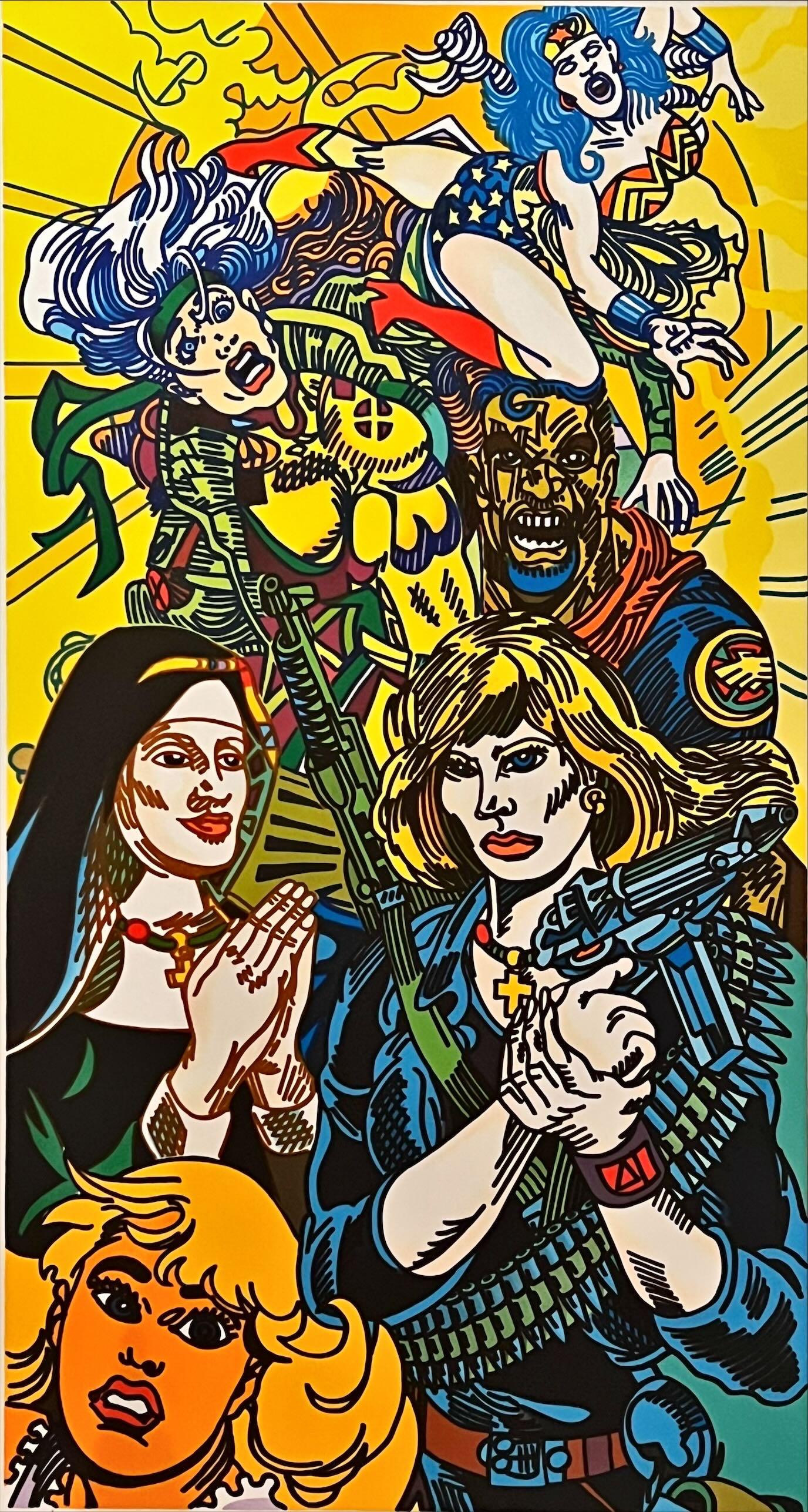 ERRÓ (1932) - GUN LADY