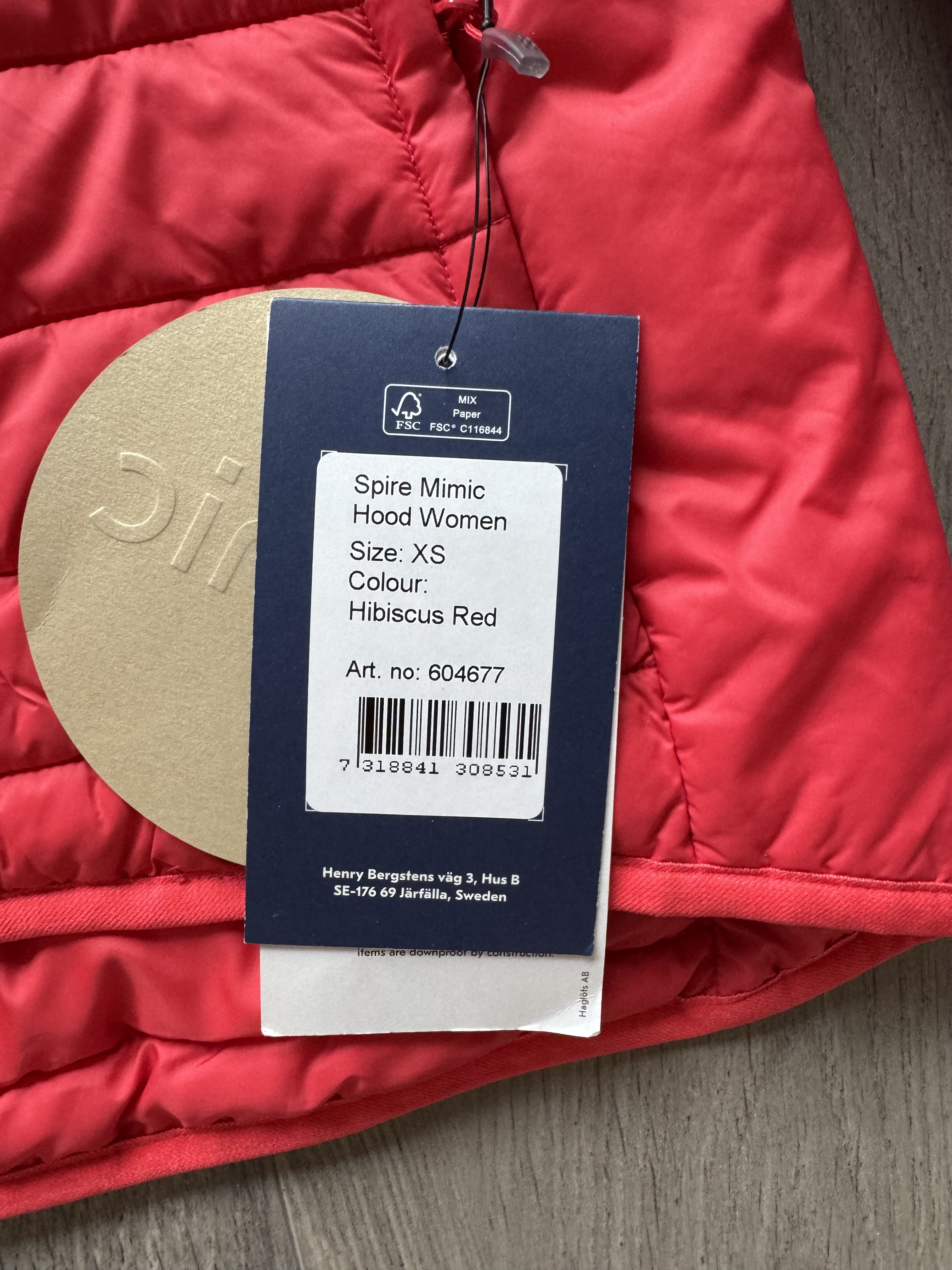 Haglöfs Prima loft jakki - kvk - XS