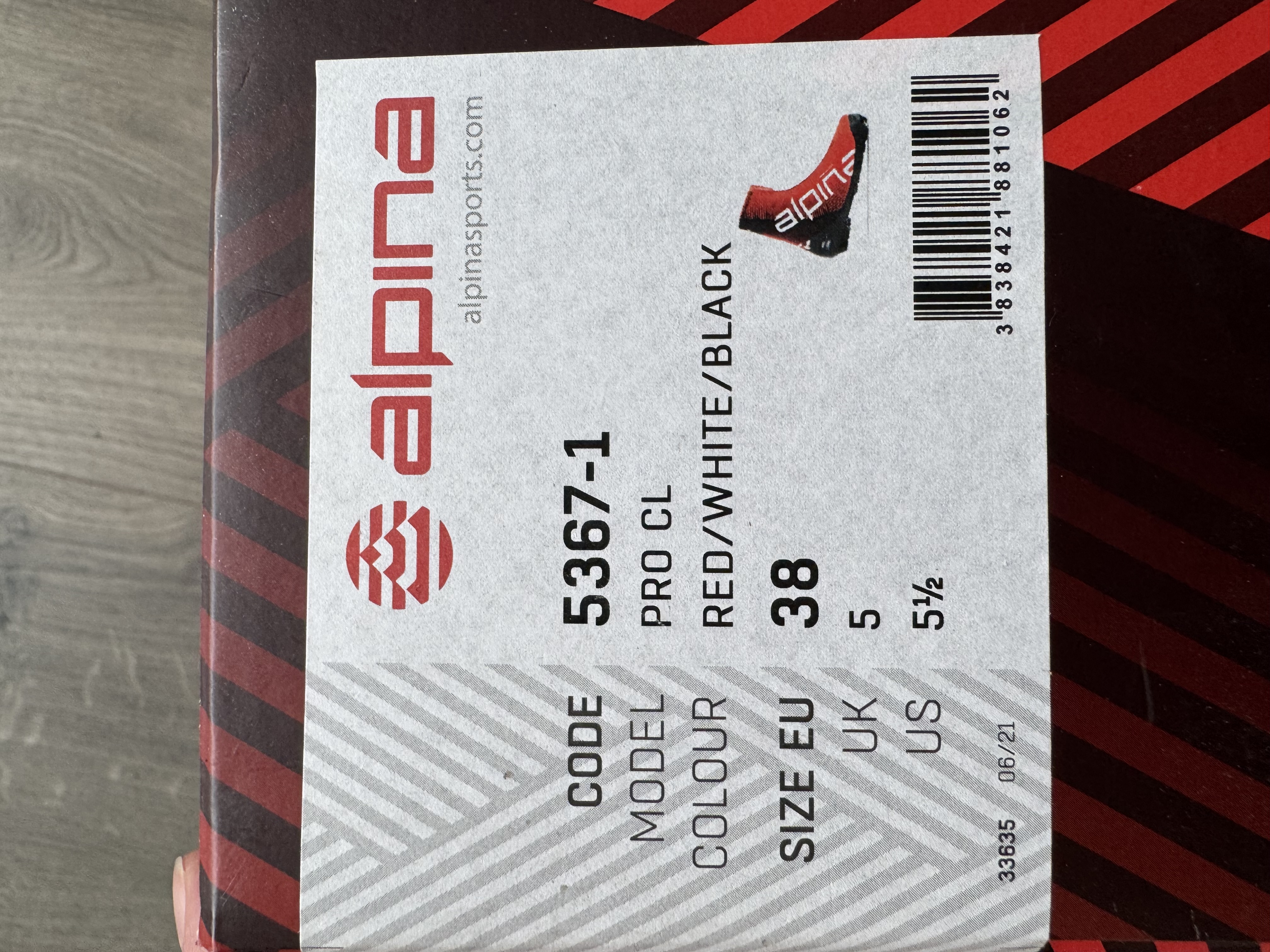 Alpina Pro Class Gönguskíðaskór nr 38