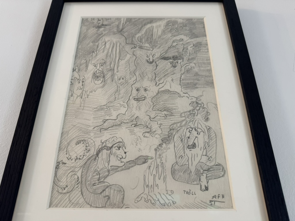 Alfreð Flóki - 20x29 - Tröll